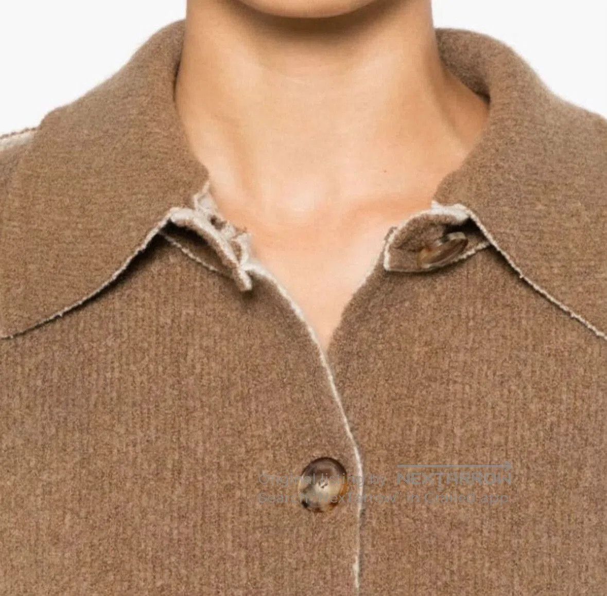 Stella McCartney Stella McCartney Brown Long Sleeve Coat. Size XS / US 0-2 / IT 36-38 - 5 Thumbnail
