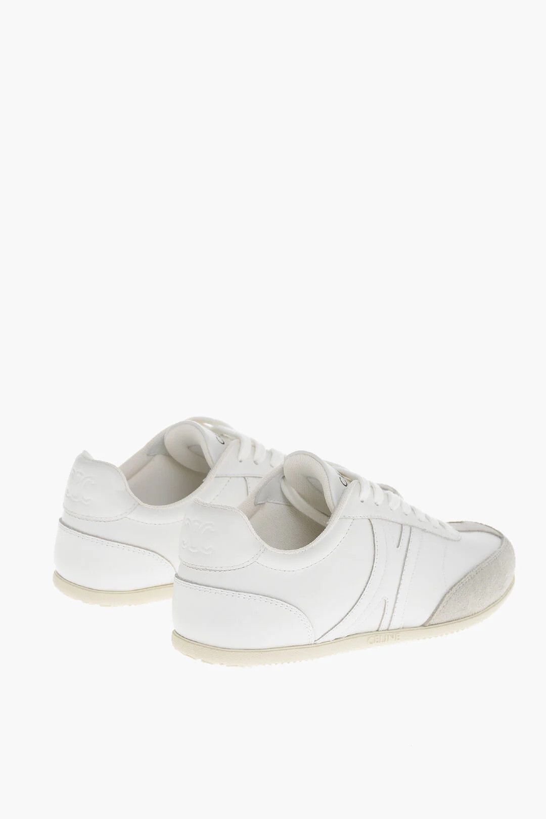 Celine o1mm0326 Leather Low-Top Sneakers in White Size US 6 / IT 36 - 2 Thumbnail