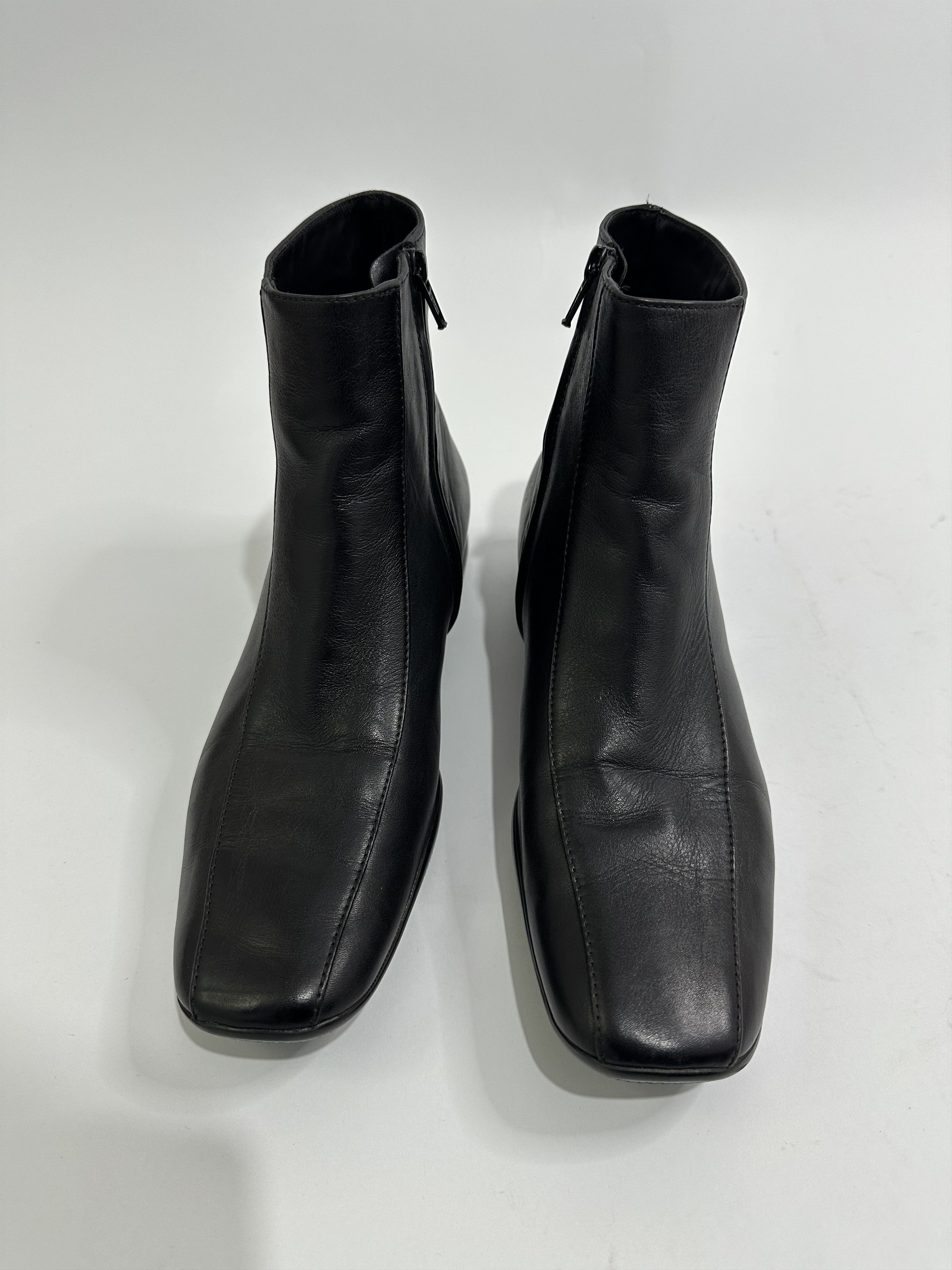 Miu Miu × Prada × Vintage Vintage PRADA Women's Leather Linea Rossa Boots Size 39.5 EU Size US 9.5 / IT 39.5 - 5 Thumbnail