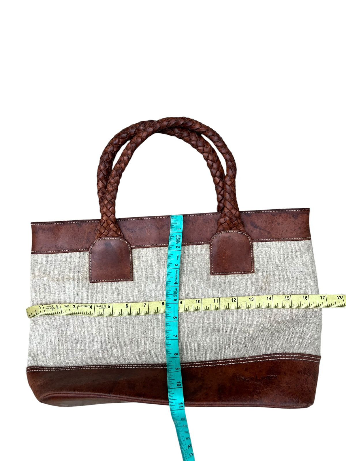 Ralph Lauren Vintage Ralph Lauren Patina Leather Hybrid Tote Bag Size ONE SIZE - 25 Thumbnail
