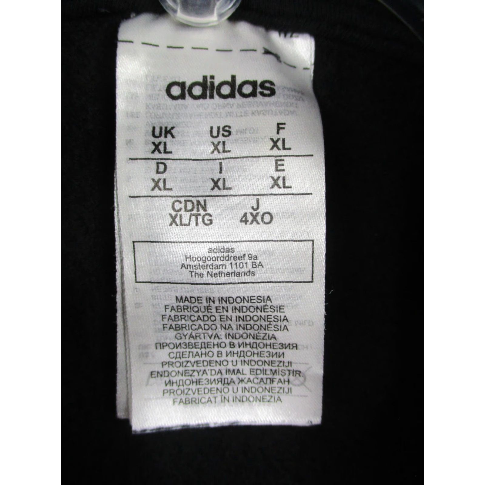 Adidas Adidas Hoodie Pullover Mens XL Black DV4901 Embroidered Logo Kangaroo Pocket Sweatshirt Sweatshirt Hoodie Size US XL / EU 56 / 4 - 3 Thumbnail