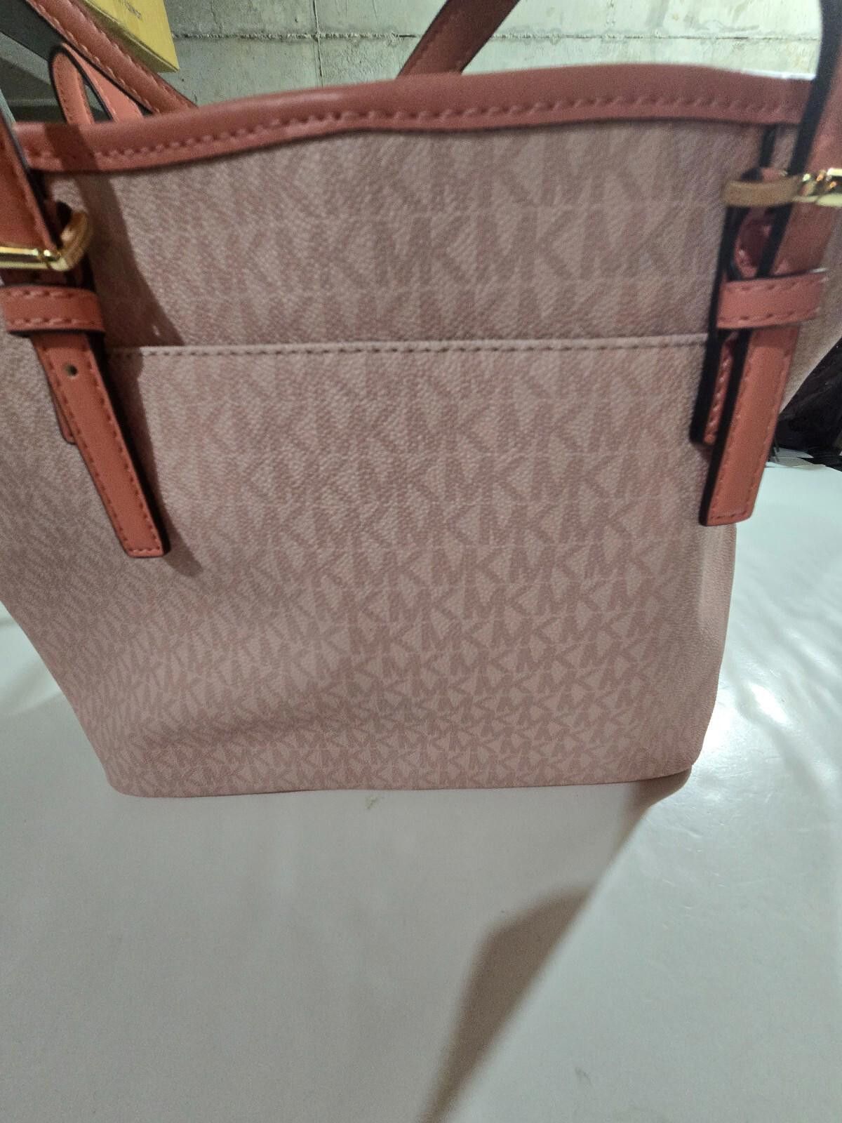 Michael Kors Michael Kors Jet Set Travel Carryall Tote Sherbert NWT Size ONE SIZE - 9 Thumbnail