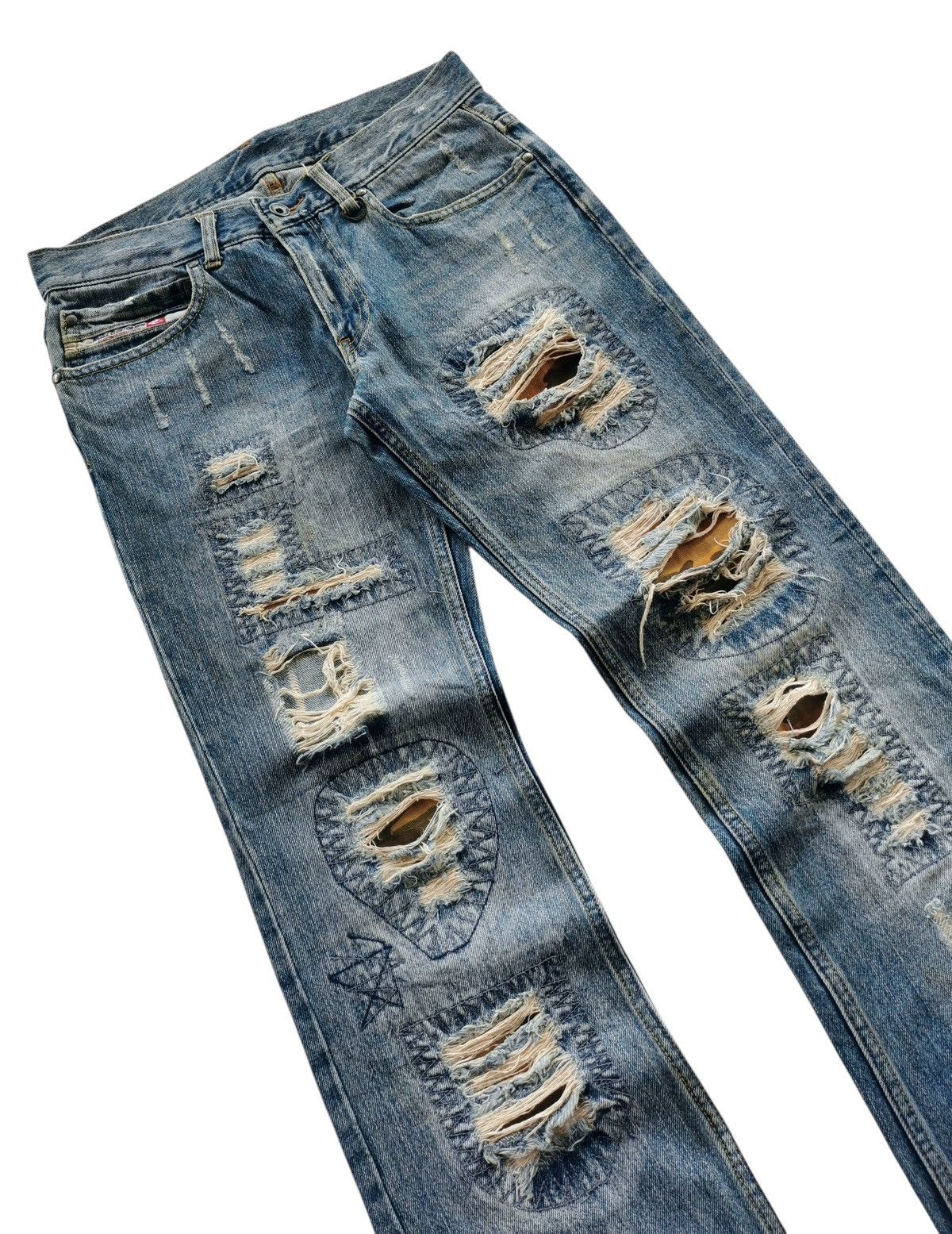 Nicole Club Nicole club for men patchwork denim jeans SIZE 30 - A759 Size US 30 / EU 46 - 3 Thumbnail