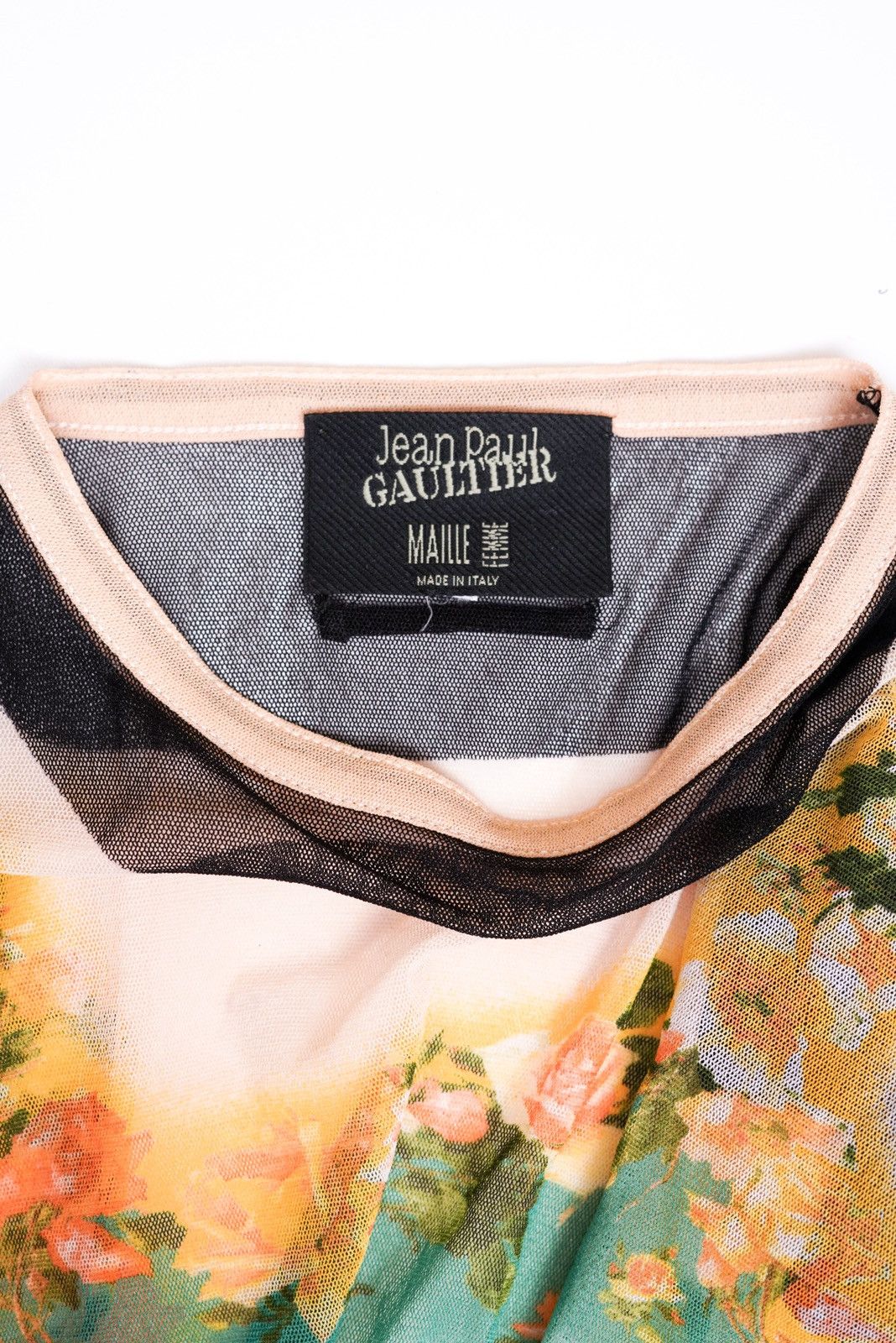 Jean Paul Gaultier Jean Paul Gaultier Soleil Supreme Flower Floral Sheer Top Size S / US 4 / IT 40 - 6 Thumbnail