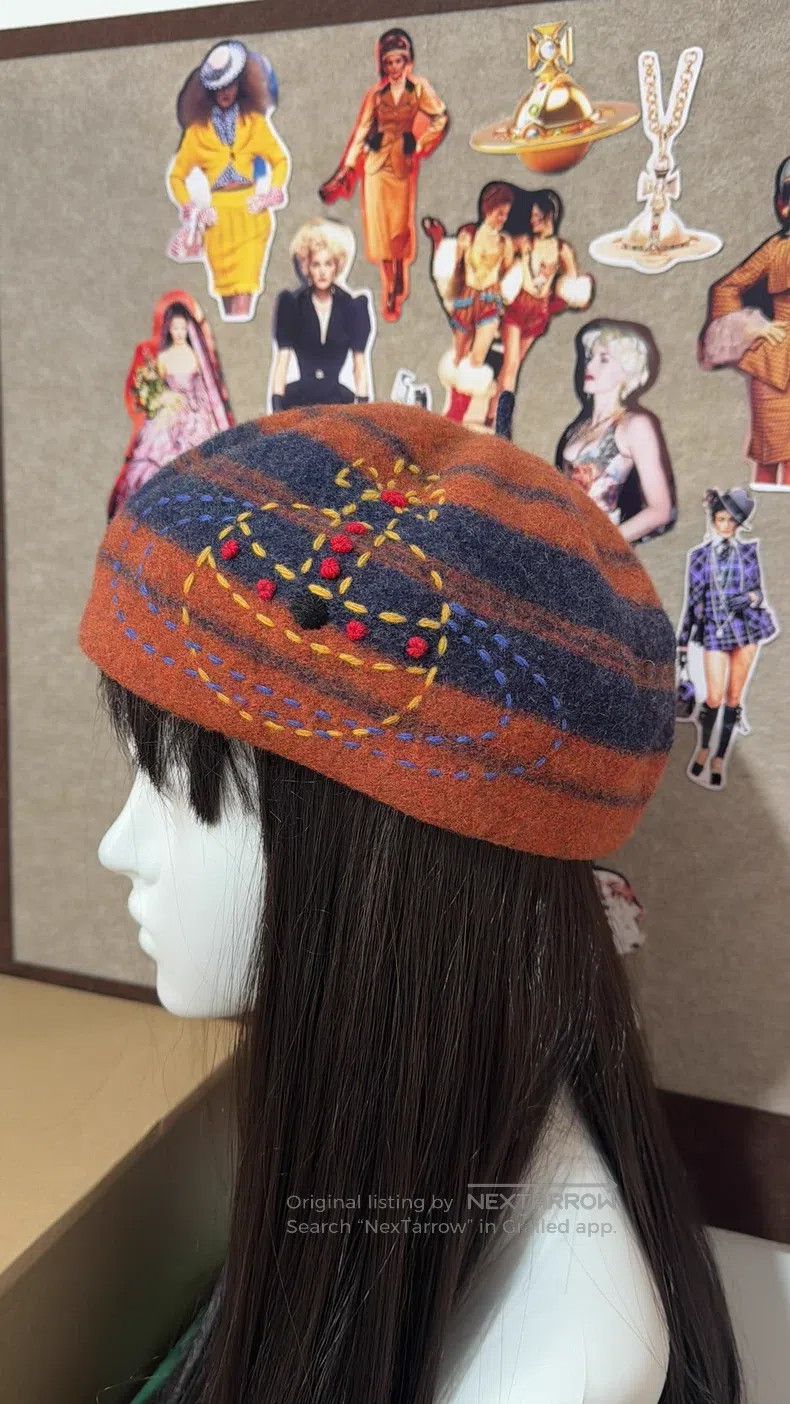 Vivienne Westwood Vivienne Westwood Beret Size ONE SIZE - 3 Thumbnail