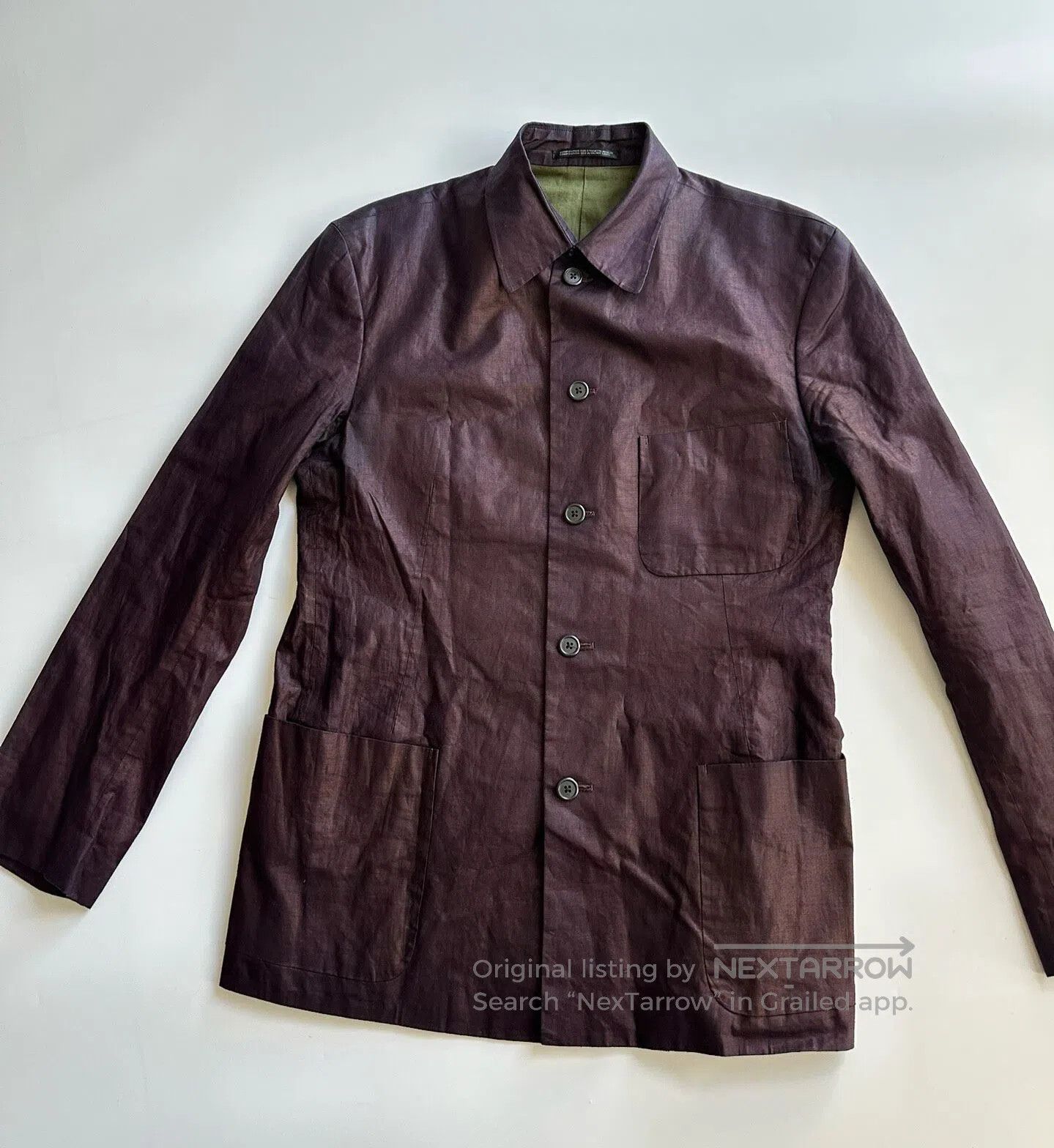 Yohji Yamamoto YOHJI YAMAMOTO 993SS Paint-Dyed Jacket| Size L / US 10 / IT 46 - 2 Thumbnail