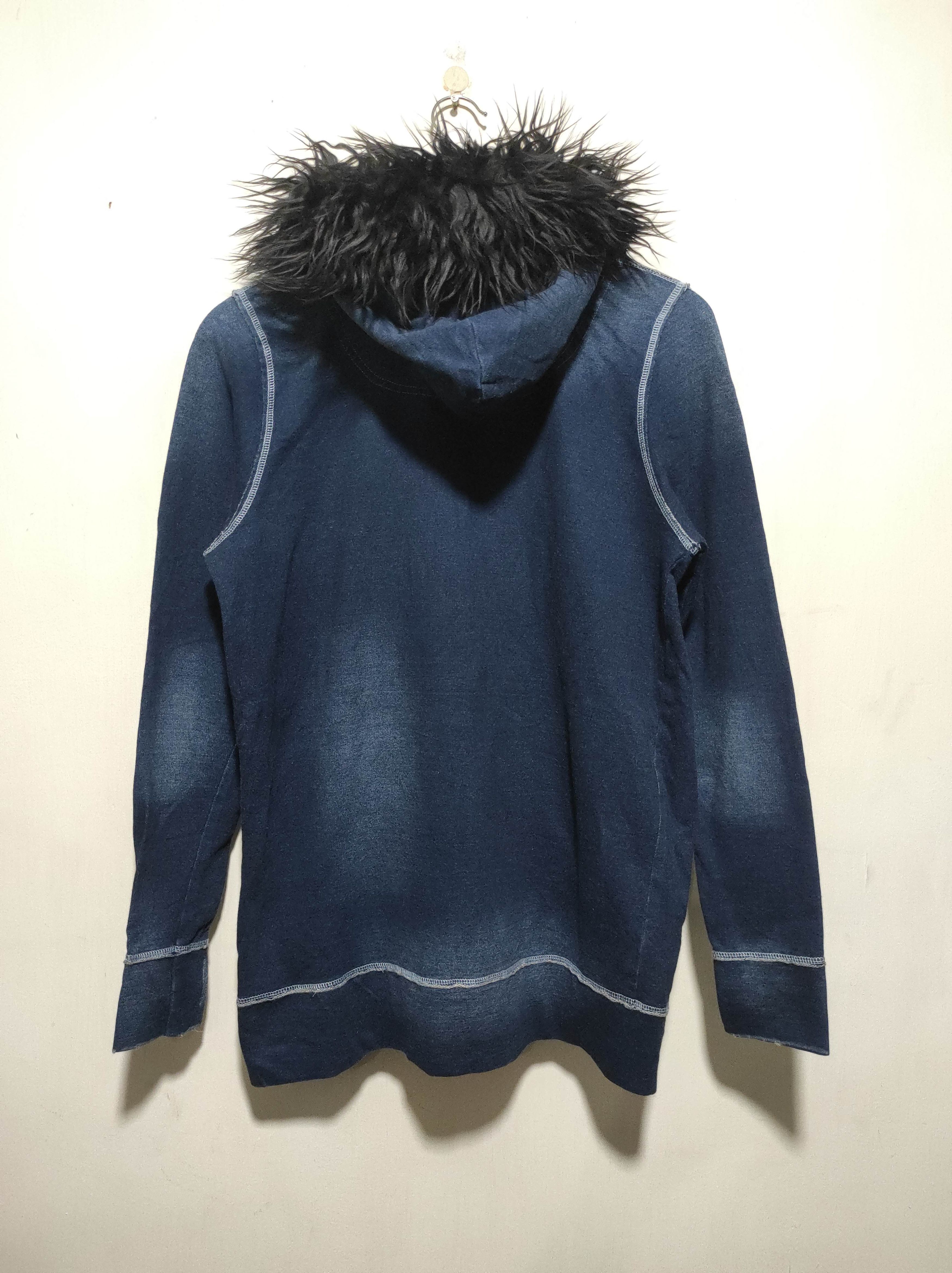 Hysteric Glamour Une brise denim wash Zip Fur Hoodie LGB IfSixWasNine style Size US M / EU 48-50 / 2 - 11 Thumbnail