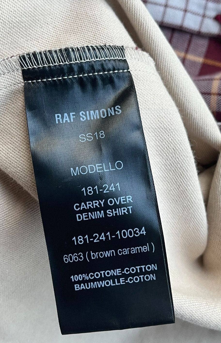Raf Simons Raf simons Red plaid shirt Size US M / EU 48-50 / 2 - 6 Thumbnail