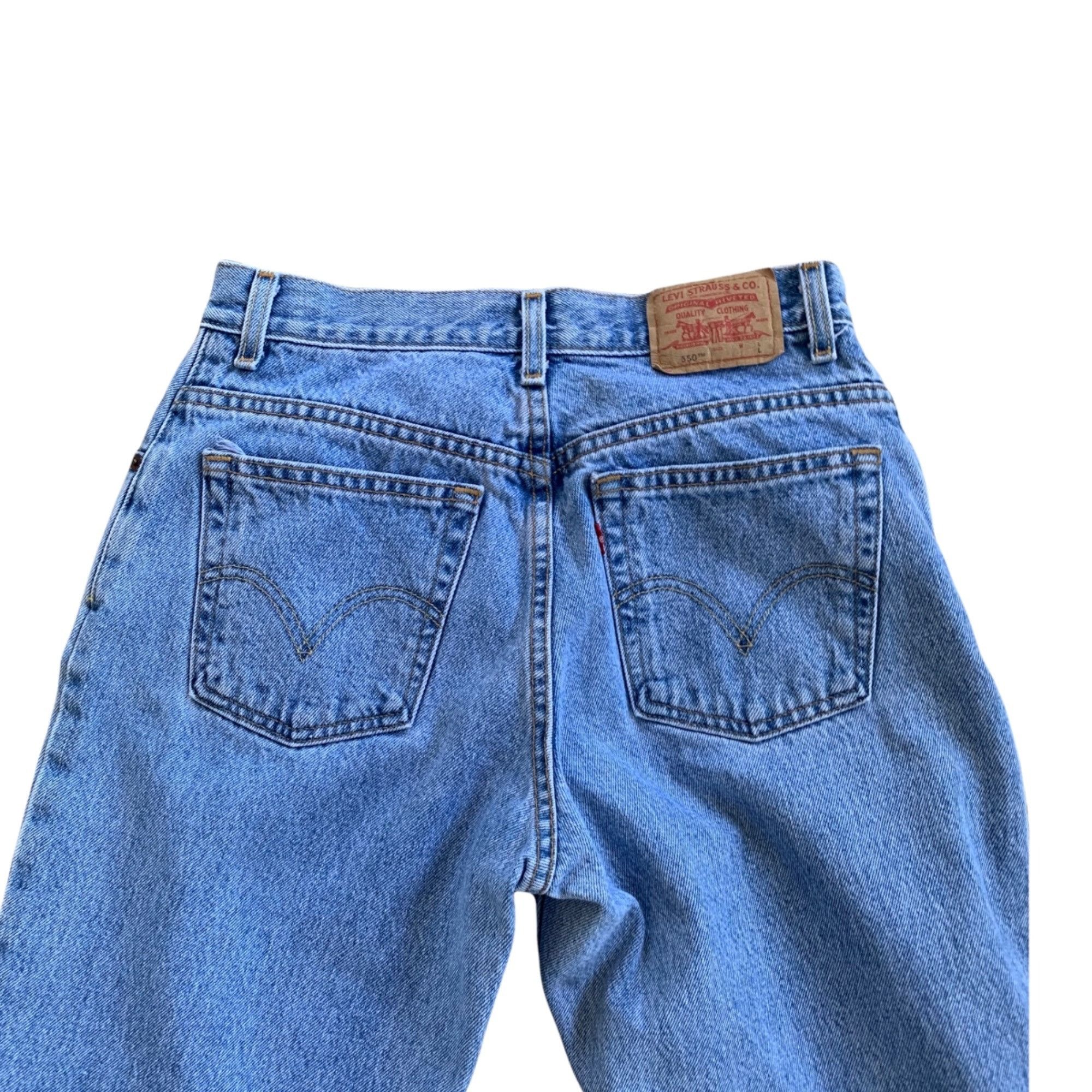 Levi's Vintage Levi's Classic Relaxed 550 Light Wash High Rise Deni Size 30" / US 8 / IT 44 - 5 Thumbnail