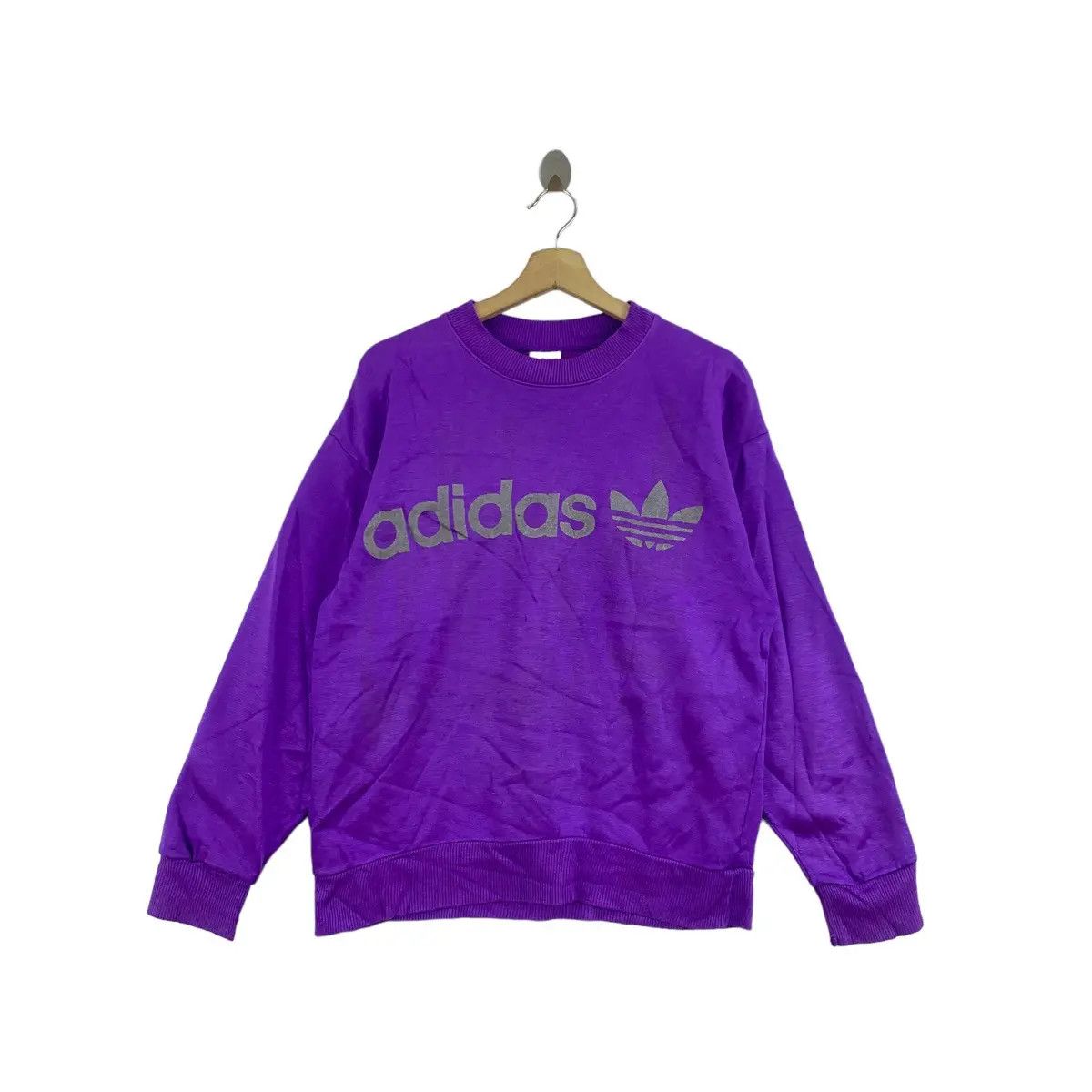Adidas Vintage 90’ ADIDAS ORIGINALS DESCENTE Trefoil Purple Size L / US 10 / IT 46 - 1 Thumbnail