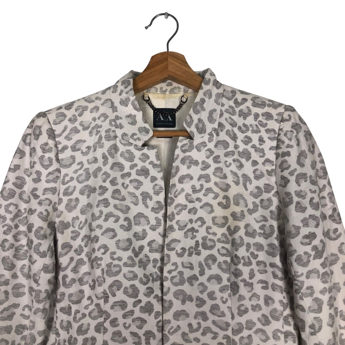 Armani Exchange 🔥Vtg Cropped Jacket Polkadot Full Print Armani Exchange Size US M / EU 48-50 / 2 - 3 Thumbnail