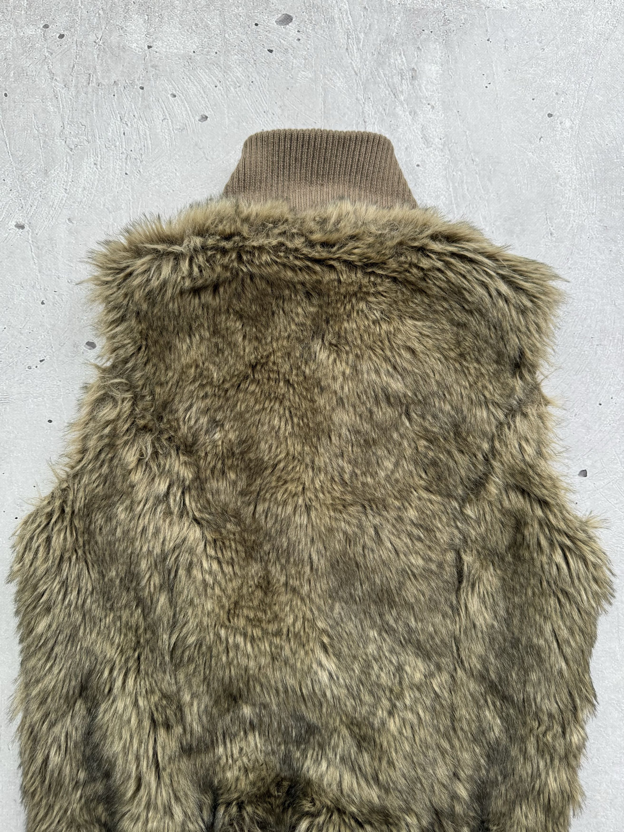 Other Vintage Faux Fur Zipped Vest Size M / US 6-8 / IT 42-44 - 6 Thumbnail