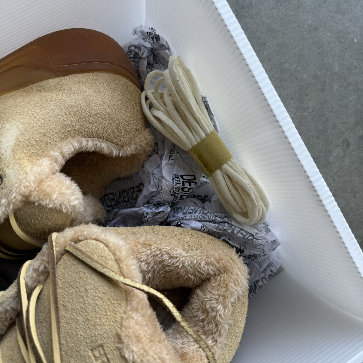 ERL Erl Vamp Sneakers Sand NEW! Size US 7 / EU 40 - 5 Thumbnail