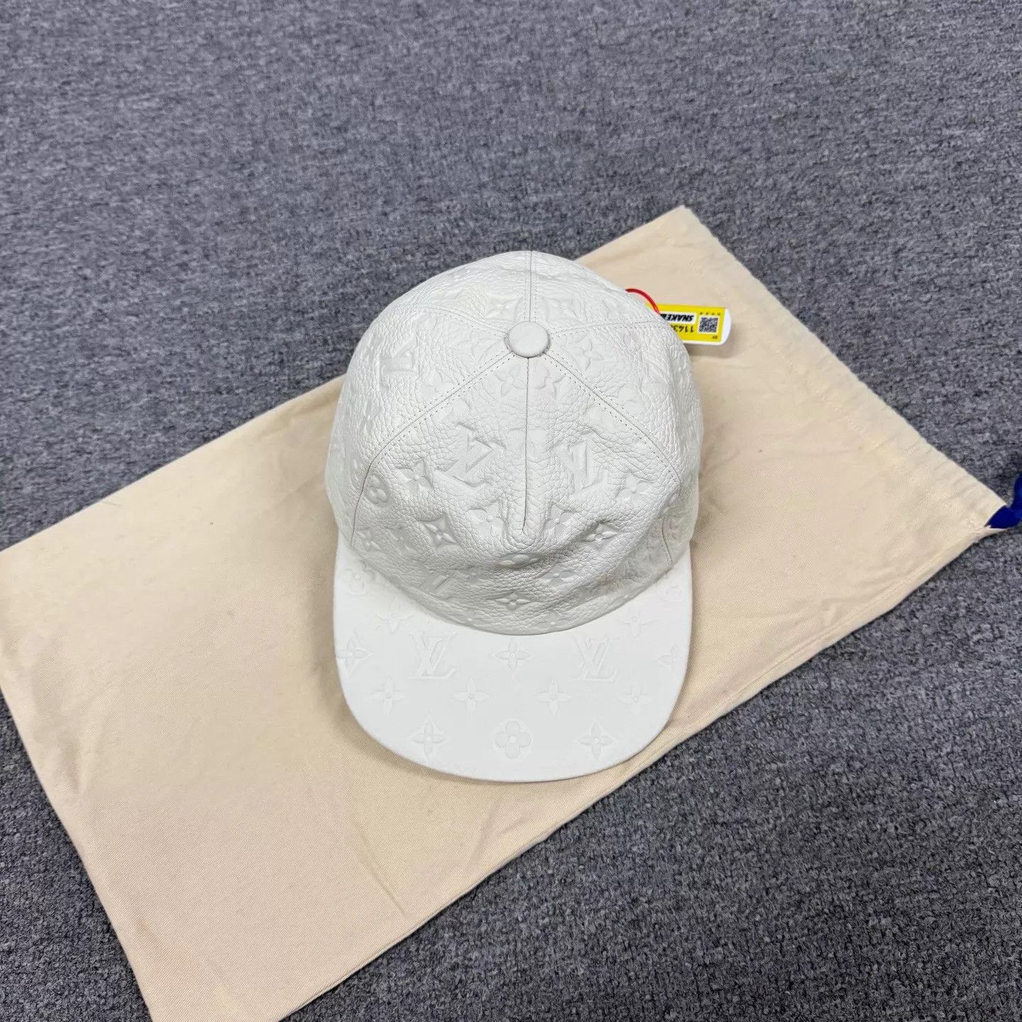 Louis Vuitton LV Monogram Embossed Leather Baseball Cap 99 New Size ONE SIZE - 1 Thumbnail