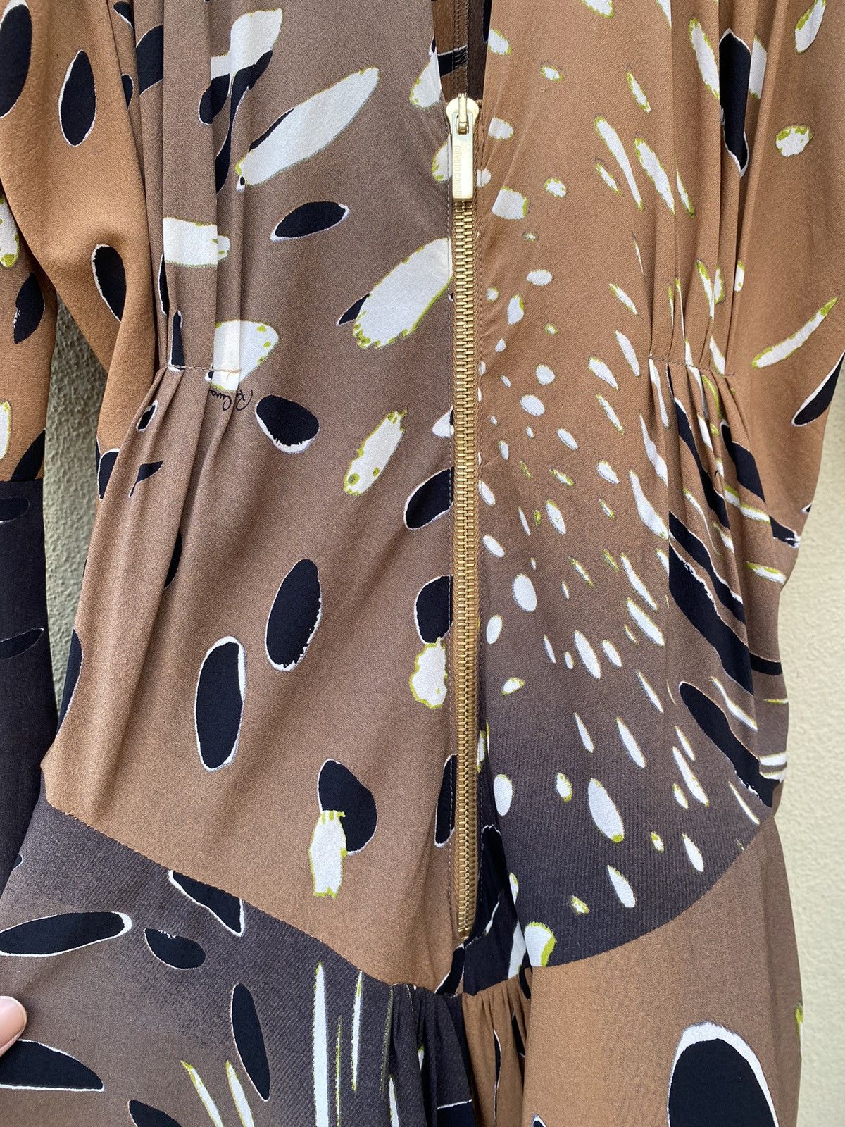 Roberto Cavalli brown silk dress Size M / US 6-8 / IT 42-44 - 9 Thumbnail