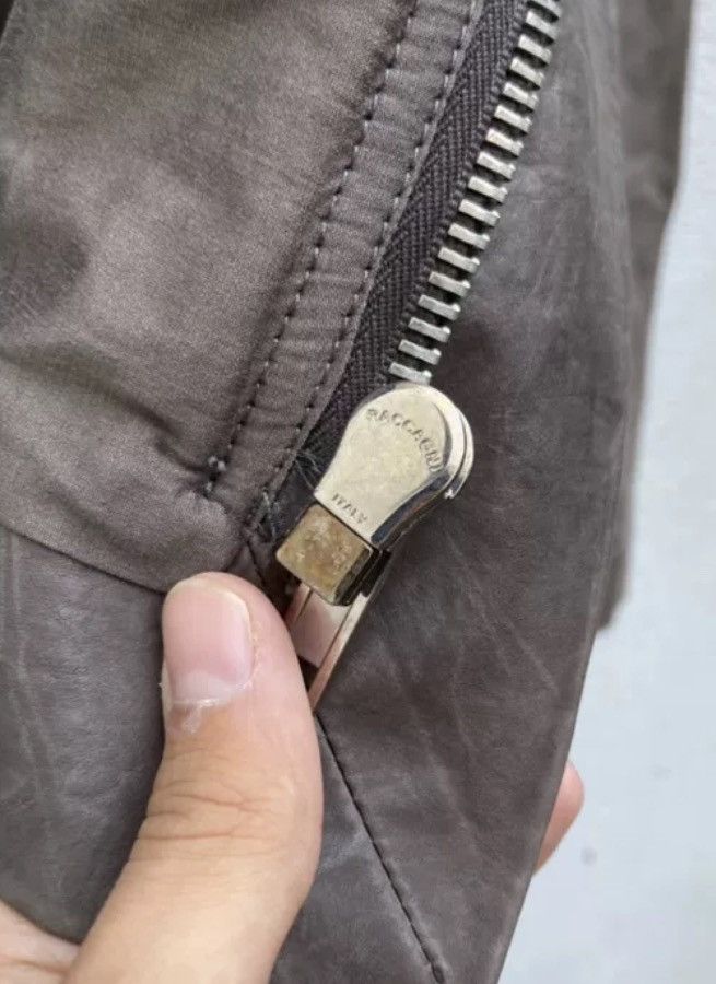 Rick Owens Rick Owens Dark Pioneer Brick Grey Motorcycle Jacket Size US XL / EU 56 / 4 - 4 Thumbnail