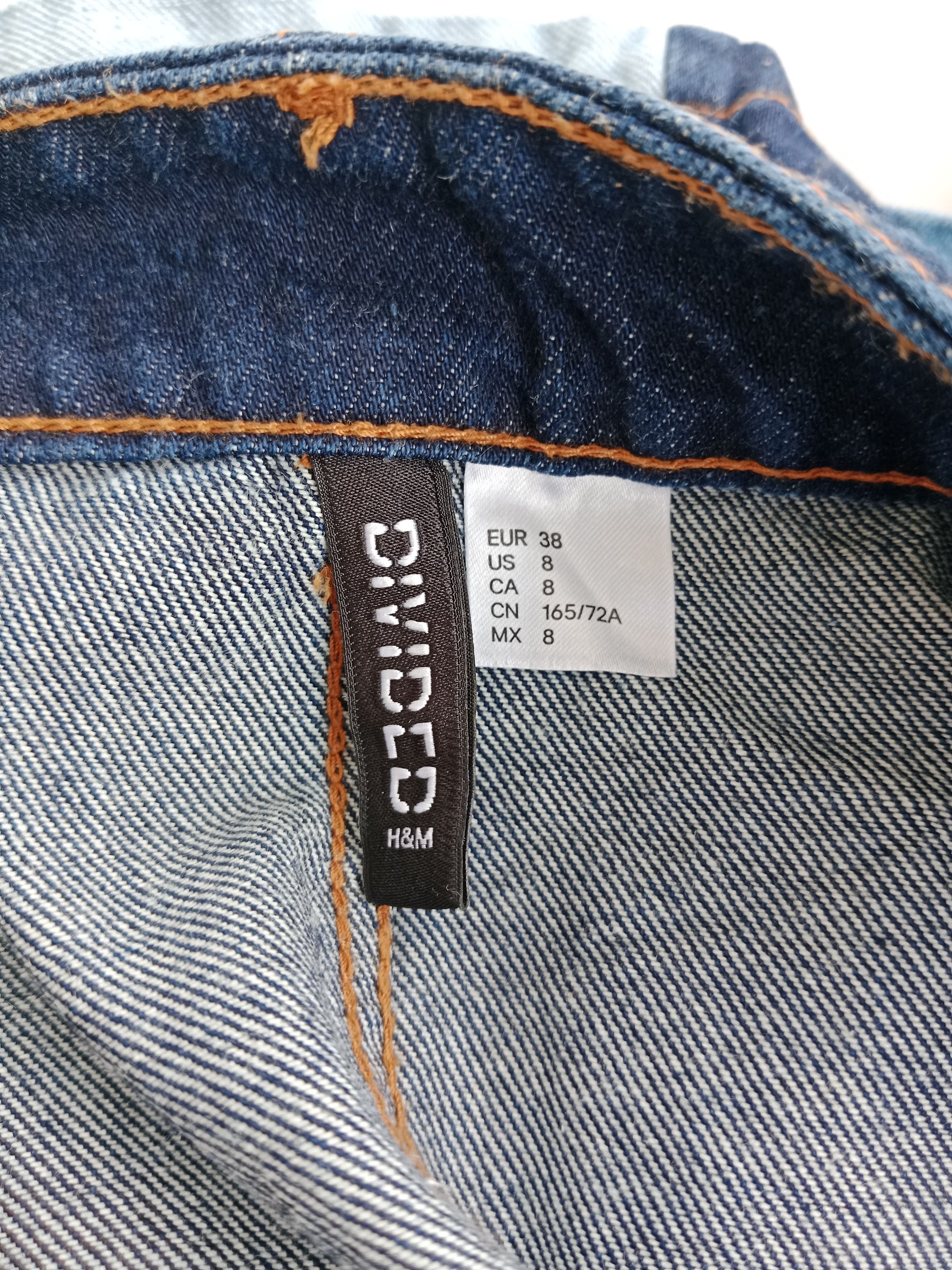 H&M DIVIDE H&M Denim Skirt Patchwork Style Size 30" / US 8 / IT 44 - 8 Thumbnail