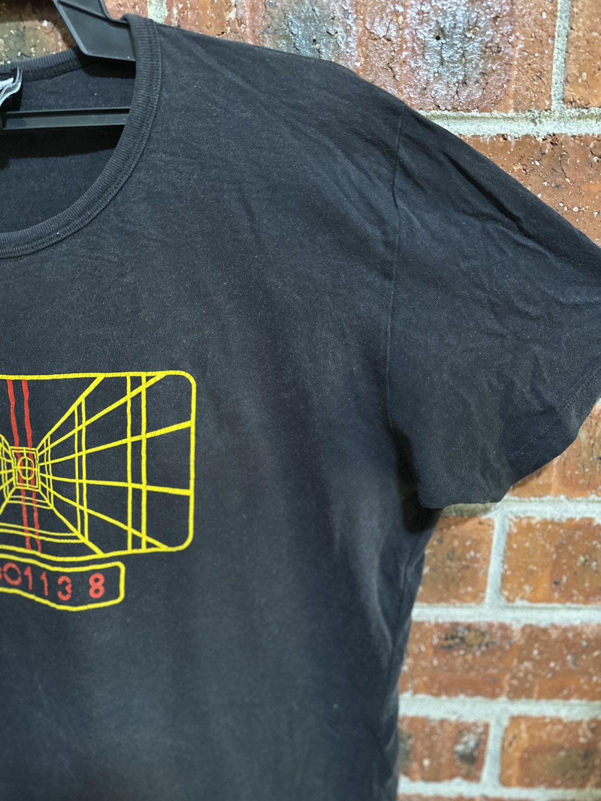 Band Tees Thrashed Vintage Death Star Targeting Faded Grunge Tee Size US L / EU 52-54 / 3 - 8 Thumbnail