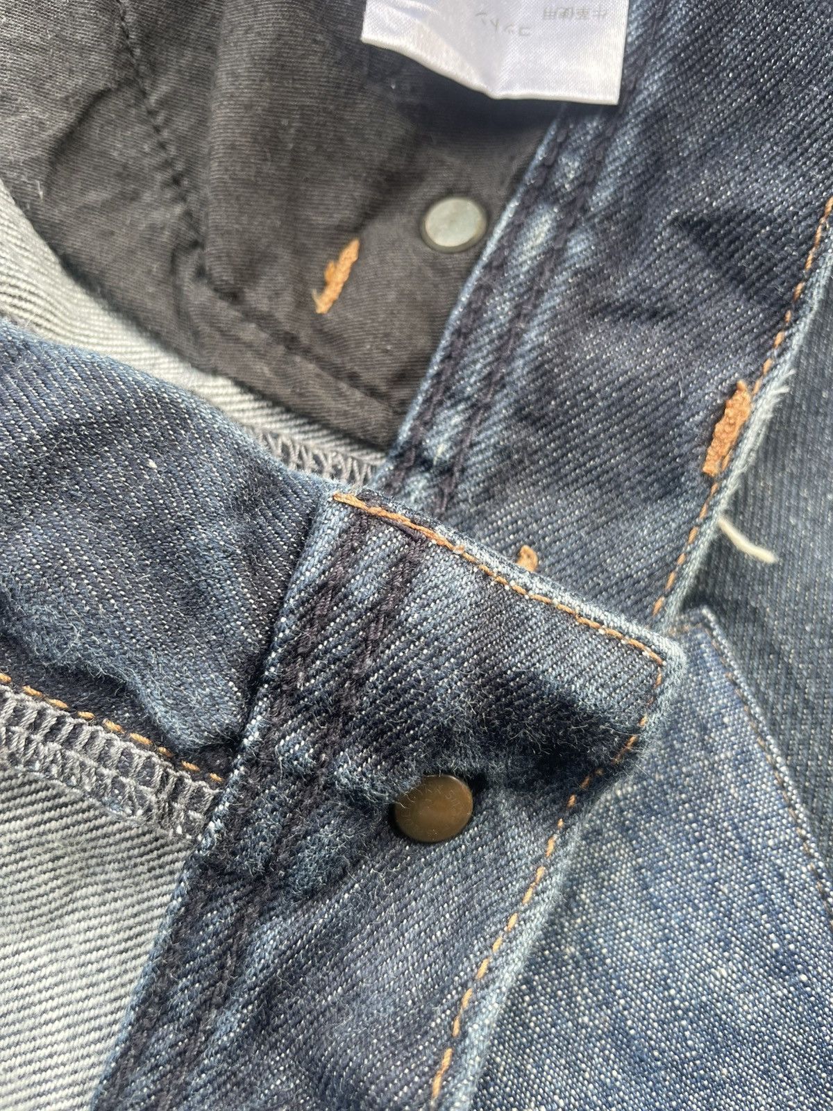 Japanese Brand AVV Homme Selvedge Patched Denim Size US 35 - 20 Thumbnail