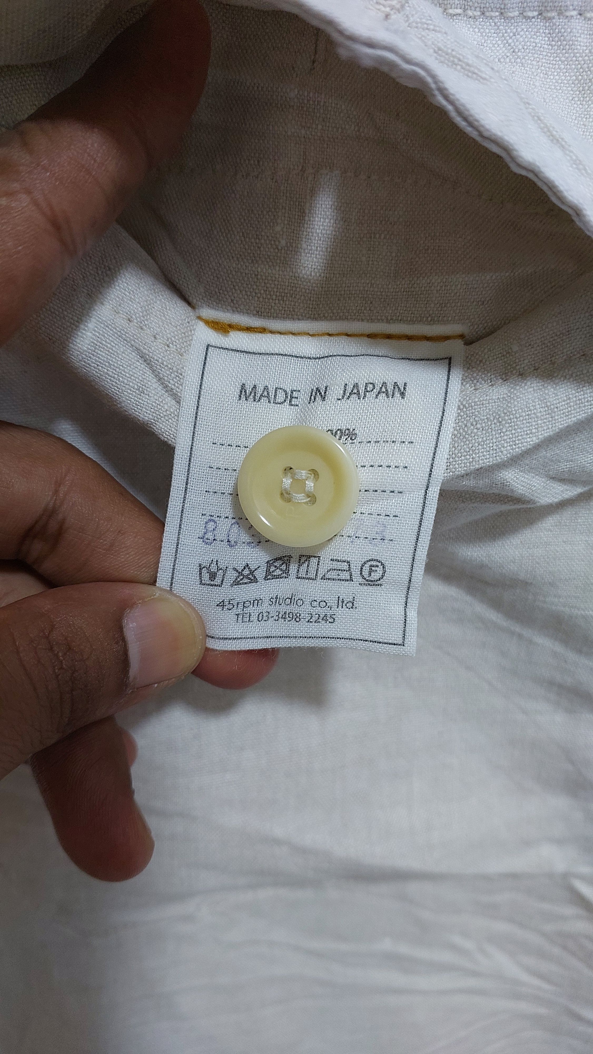 45rpm VINTAGE 45RPM 100% LINEN PANT Size US 28 / EU 44 - 4 Thumbnail