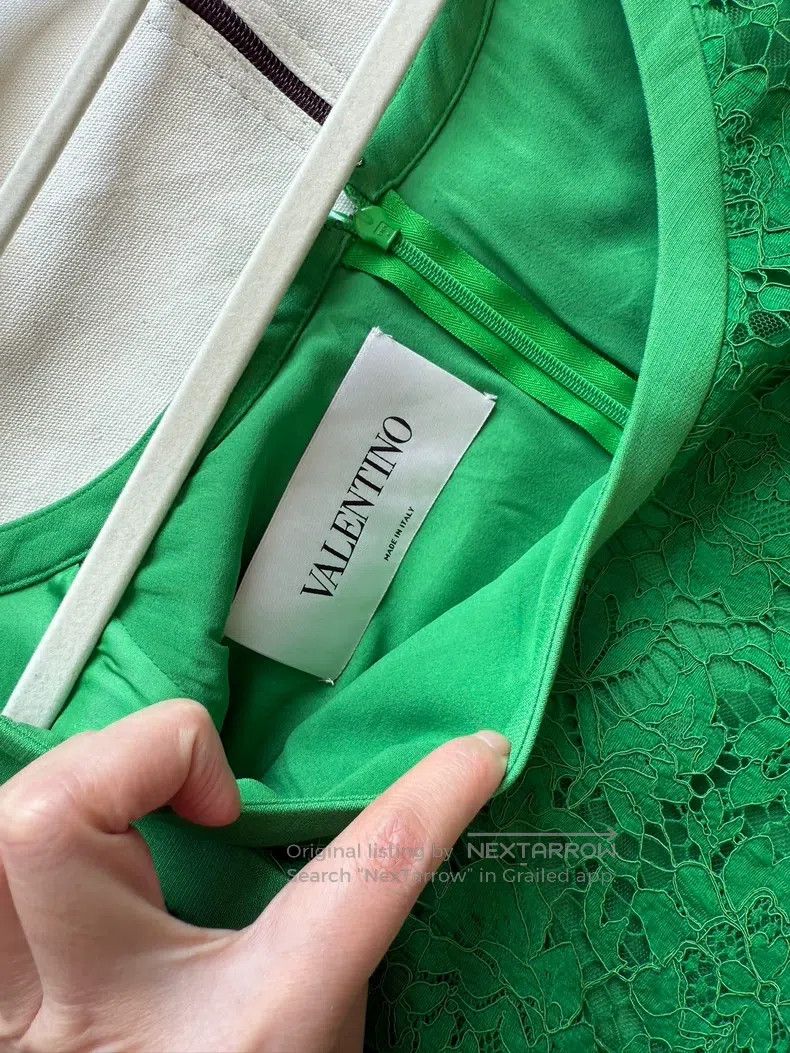 Valentino Valentino Wool shirt patchwork lace dress Size S / US 4 / IT 40 - 7 Thumbnail