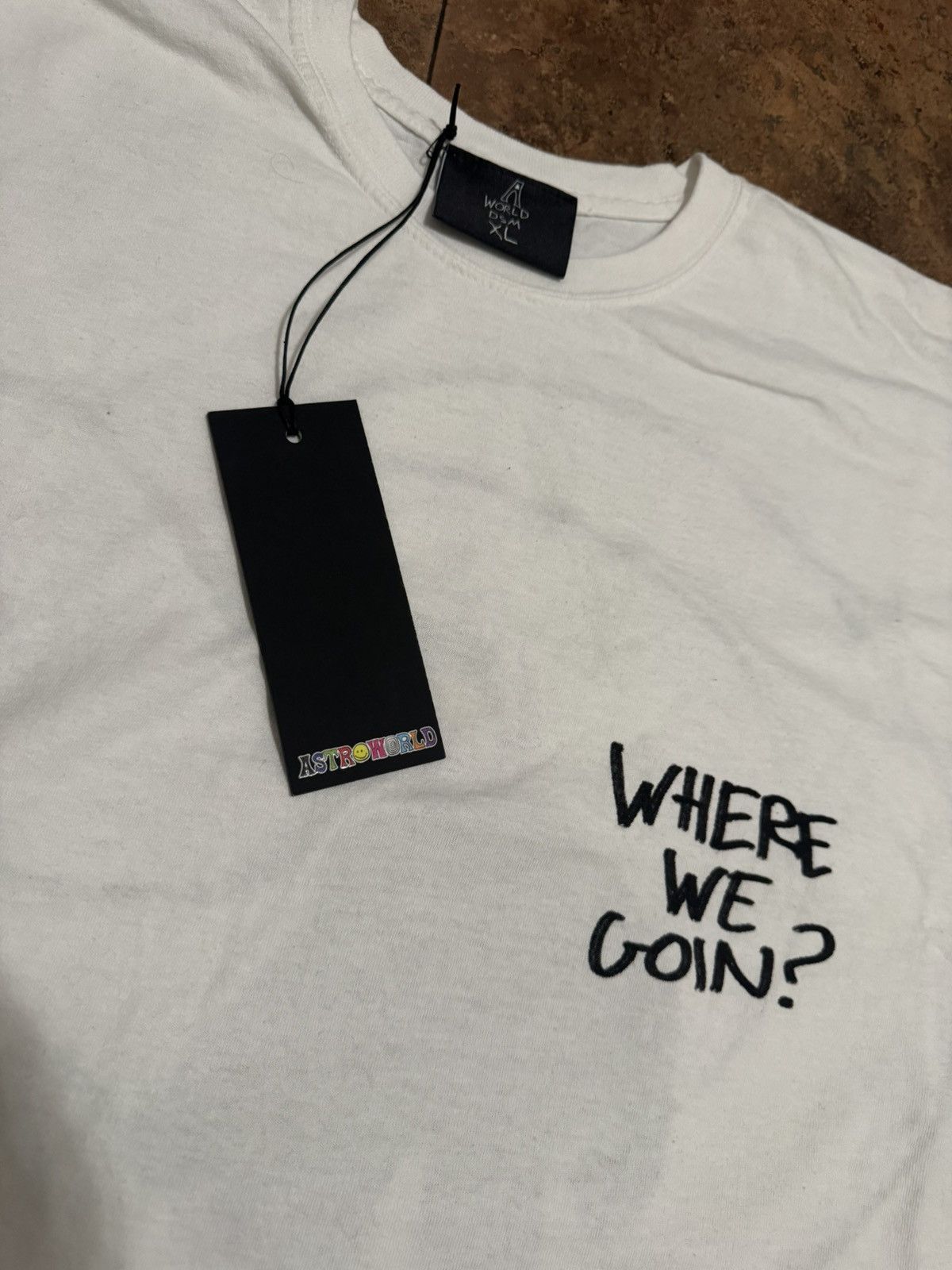 Travis Scott Travis Scott Astroworld x DSM Where We Goin? Tee Size US XL / EU 56 / 4 - 3 Thumbnail