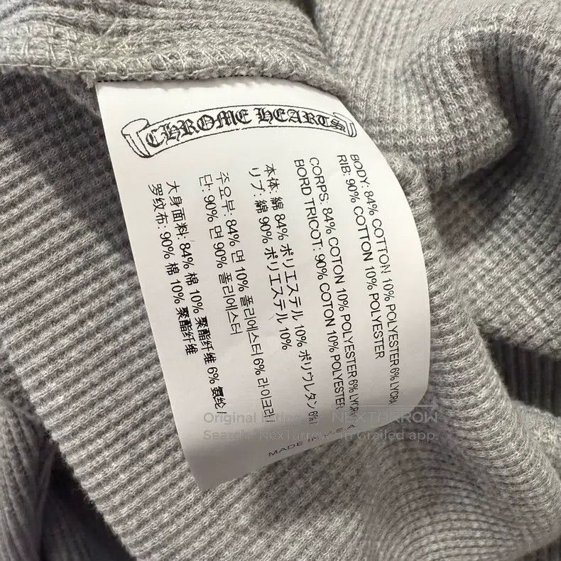 Chrome Hearts CHROME HEARTS Size M Waffle embroidery sweater Size US M / EU 48-50 / 2 - 3 Thumbnail