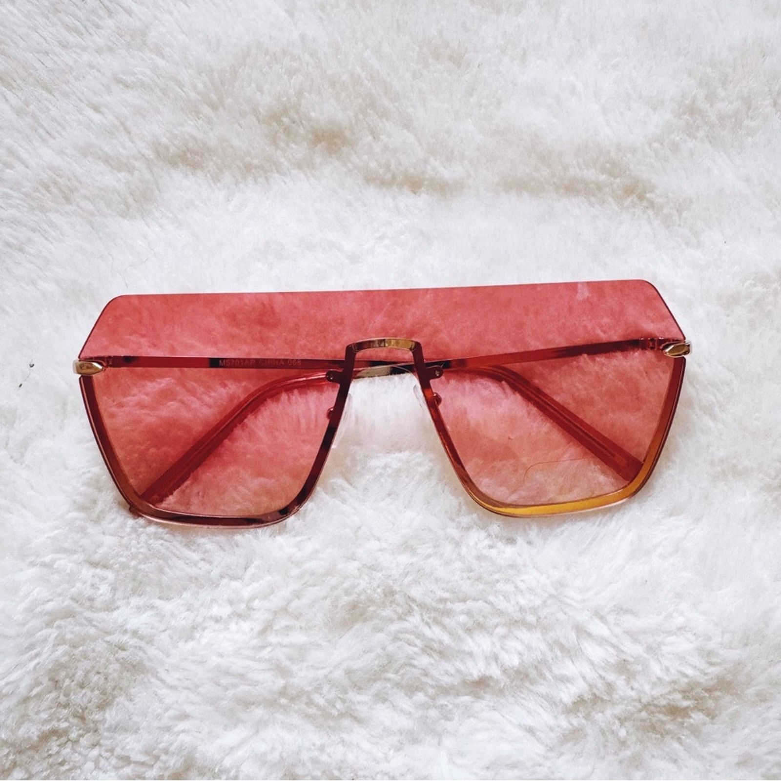 Other Kalia Pink Rimless Sleek Sunglasses Size ONE SIZE - 1 Thumbnail