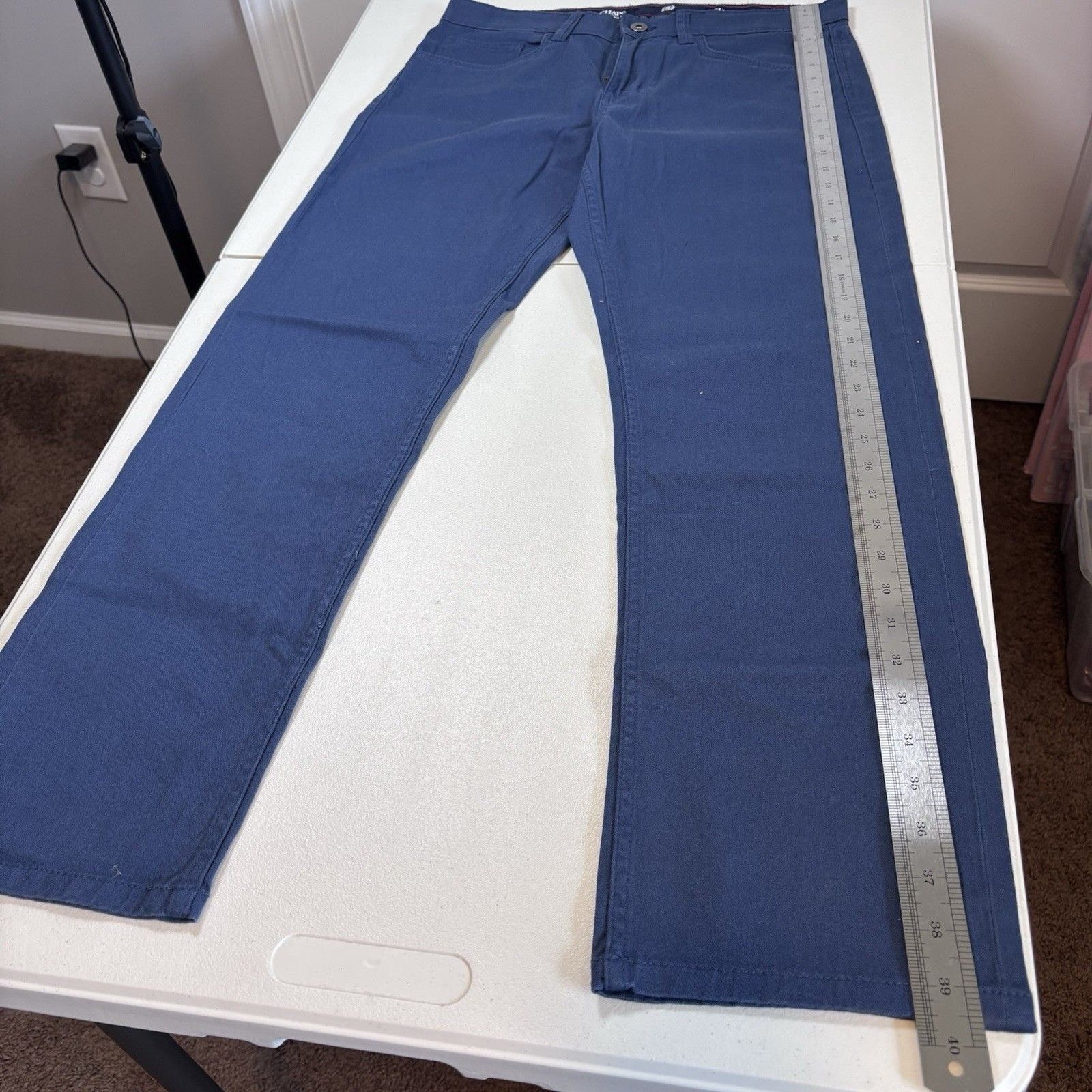 Chaps Chaps 5-Pocket Strech Navy Blue Mens Pants 31 * 30 NWOT Size US 31 - 5 Thumbnail