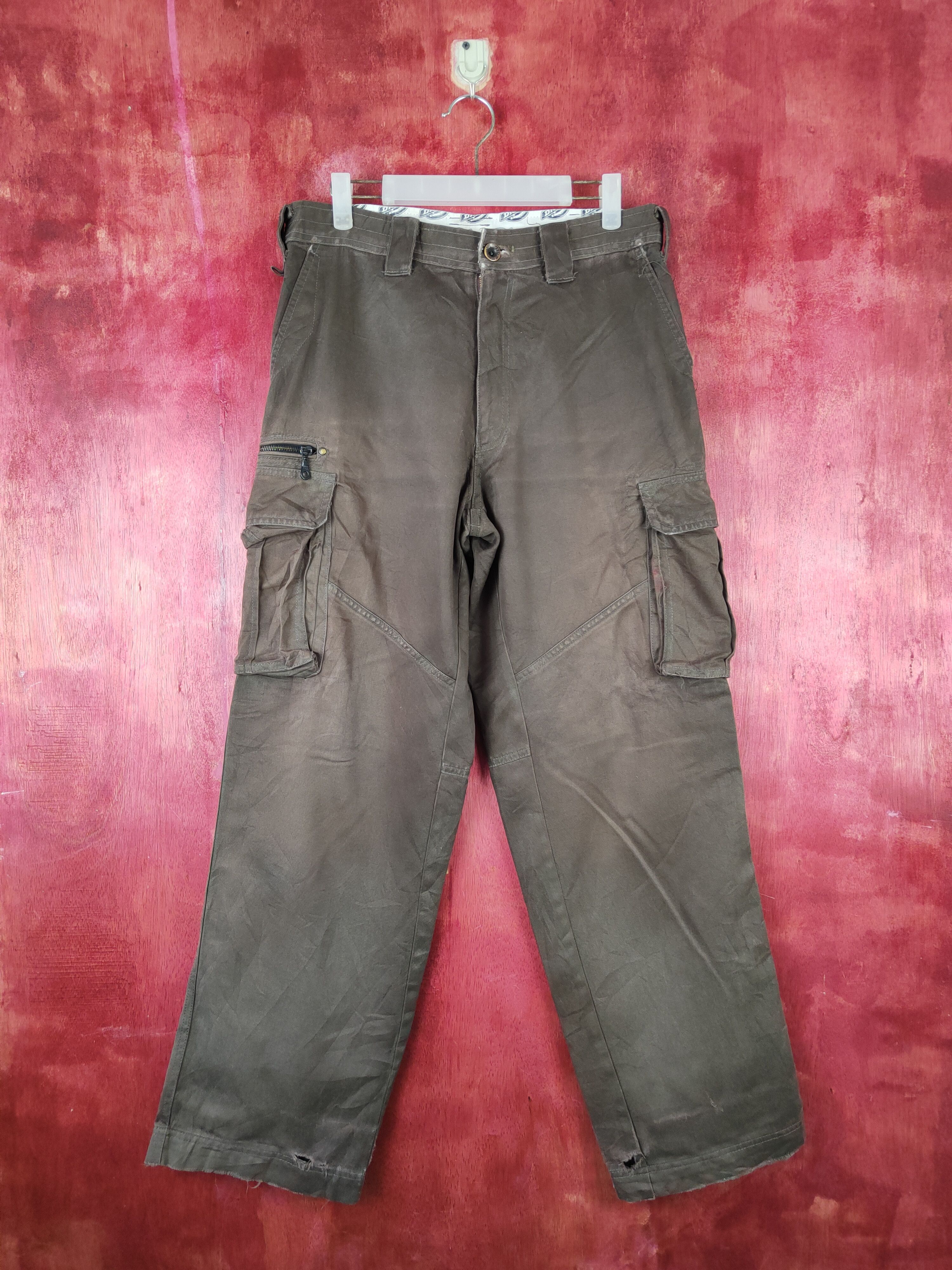 Dickies Dickies Dark Brown Multipocket Tactical Cargo Pants #S1312 Size US 33 - 1 Thumbnail