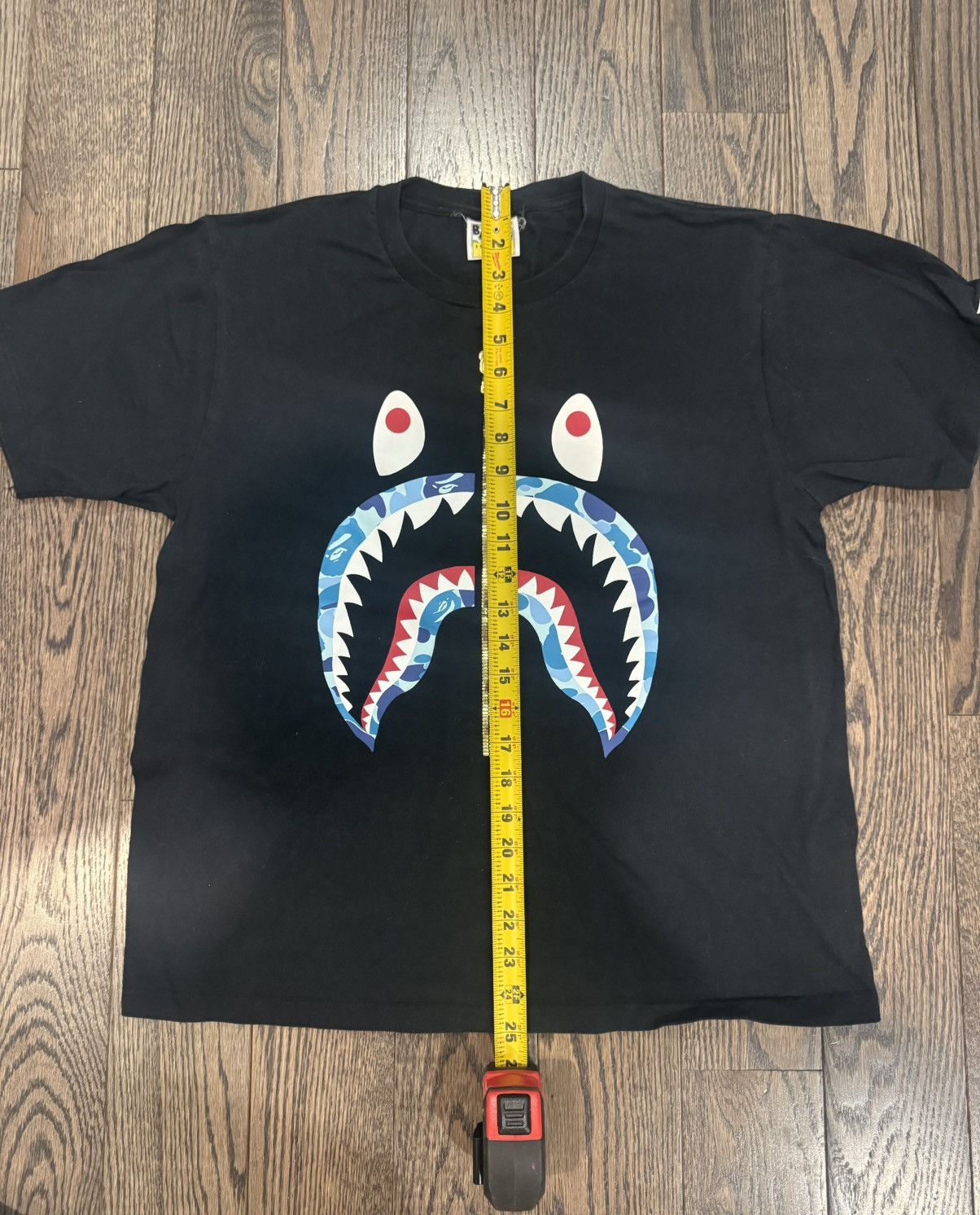 Bape Bape Shark Tee Size US M / EU 48-50 / 2 - 8 Thumbnail