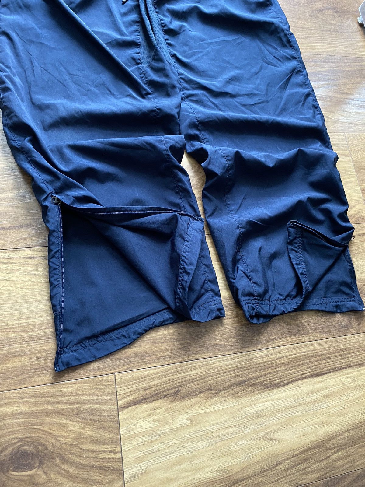 Nike × Vintage Nike Inter Nylon Vintage Baggy Pants,Drill,Y2K,BlockCore Size US 32 / EU 48 - 9 Thumbnail