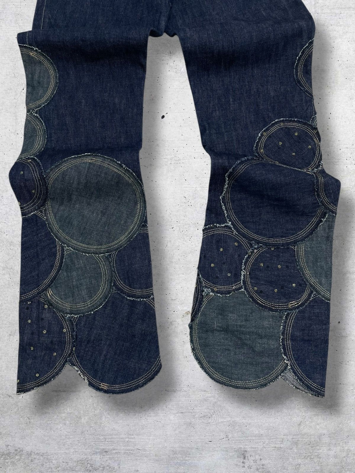 Tornado Mart VINTAGE GARDE COLLECTIVE OG JAPAN DESIGNER AVANTGARDE DENIM Size US 28 / EU 44 - 10 Thumbnail