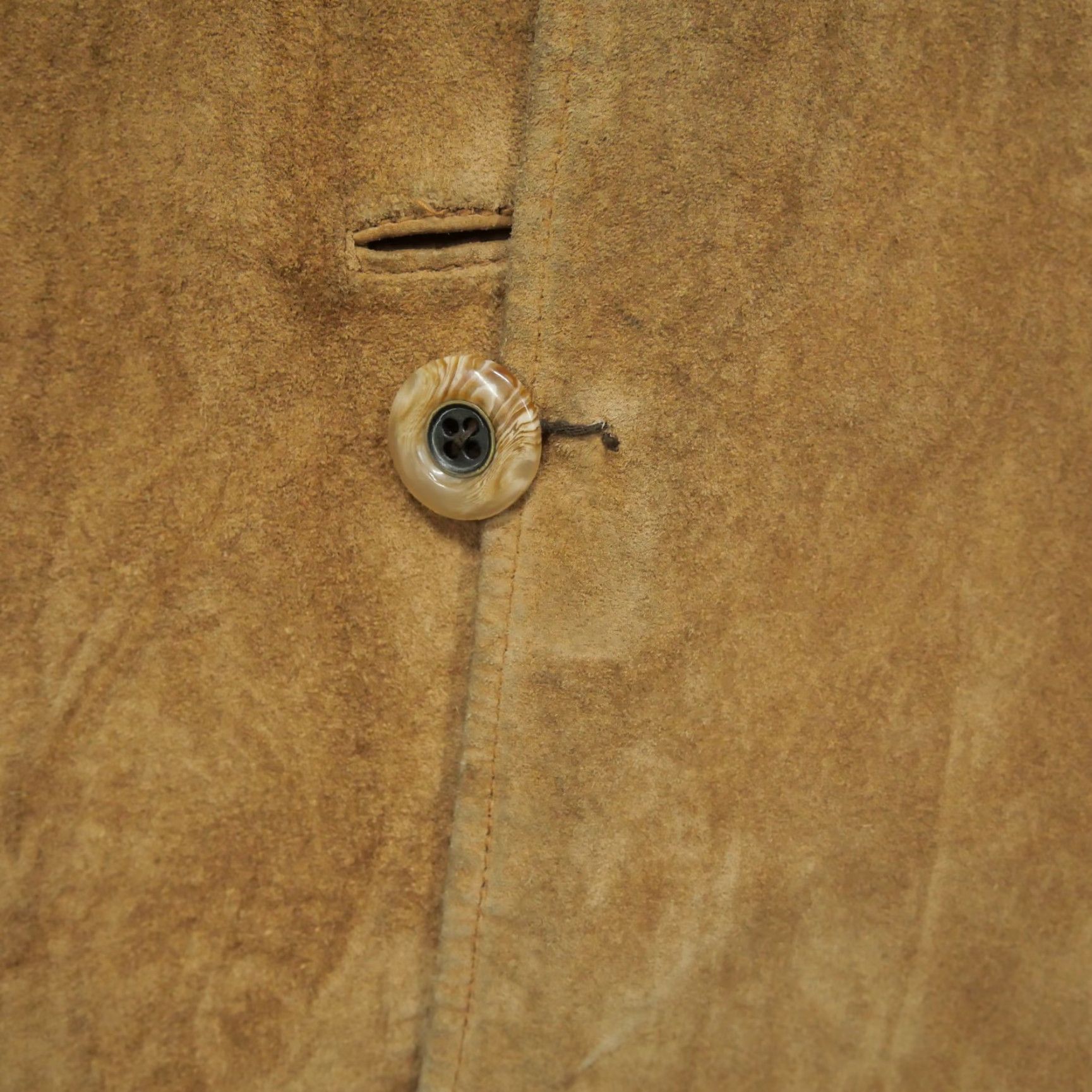 Jim Thompson VINTAGE Norm Thompson Suede Jacket Womens Medium Brown Coat Size M / US 6-8 / IT 42-44 - 4 Thumbnail