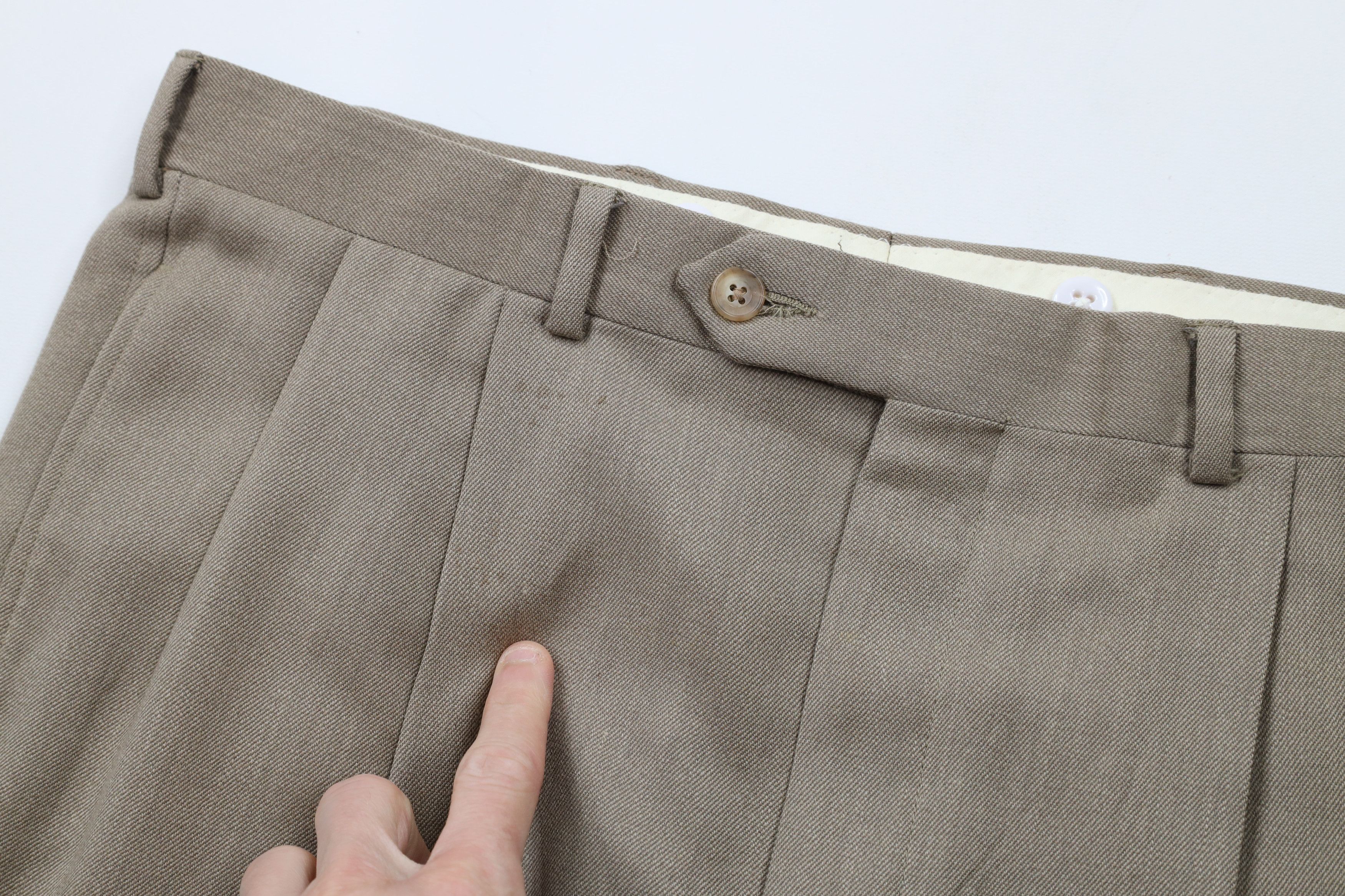 Vintage Vintage 70s Streetwear Cuffed Wide Leg Chino Pants USA Size US 34 / EU 50 - 5 Thumbnail