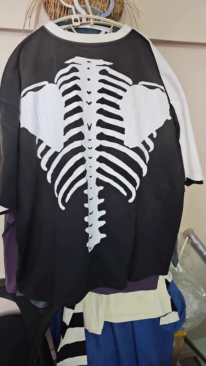 Kapital Kapital black and white bone T-shirt Size US M / EU 48-50 / 2 - 1 Thumbnail
