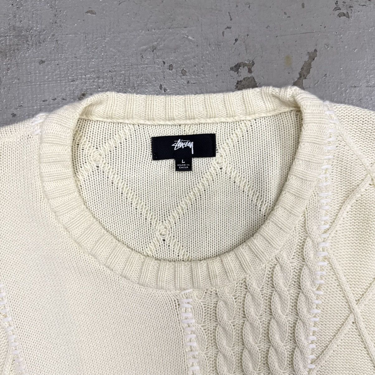 Stussy Stussy Patchwork Knit Sweater Size US L / EU 52-54 / 3 - 4 Thumbnail