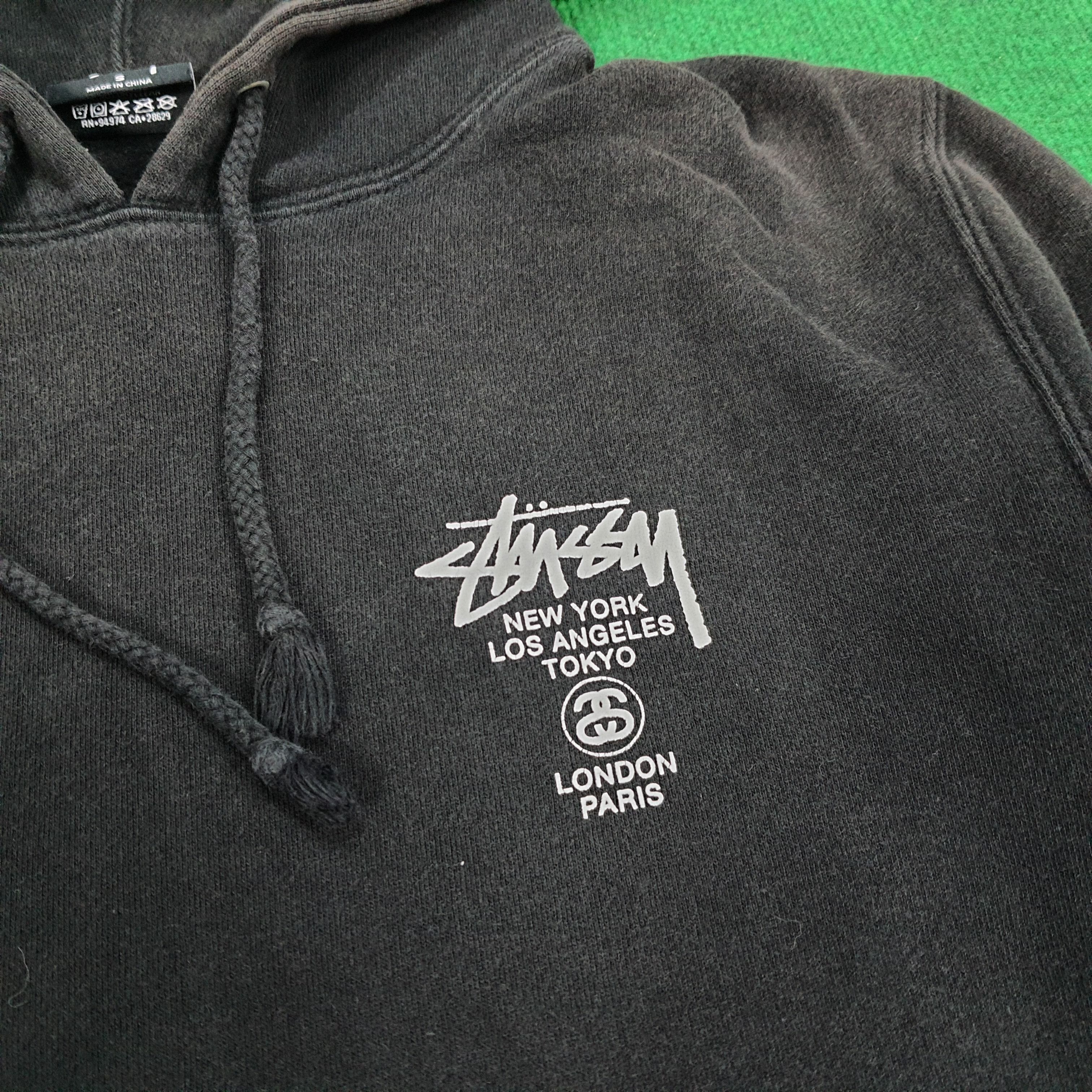 Stussy × Vintage Vintage Stussy Brooklyn Venice World Tour Hoodie Size US S / EU 44-46 / 1 - 4 Thumbnail