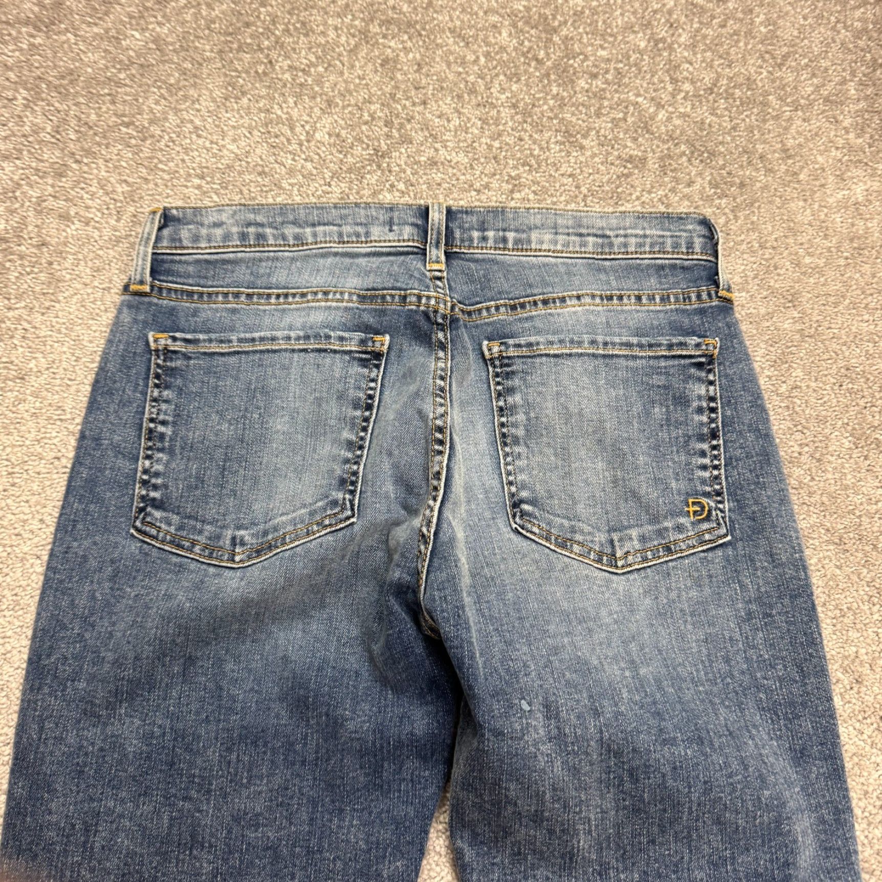 Vintage Fidelity Denim AXL Crop Girlfriend Jeans Womens 27 Blue Denim Stretch Medium Cropped 5-Pocket City Outdoor Vintage No WOMENS Size 27" / US 4 / IT 40 - 5 Thumbnail