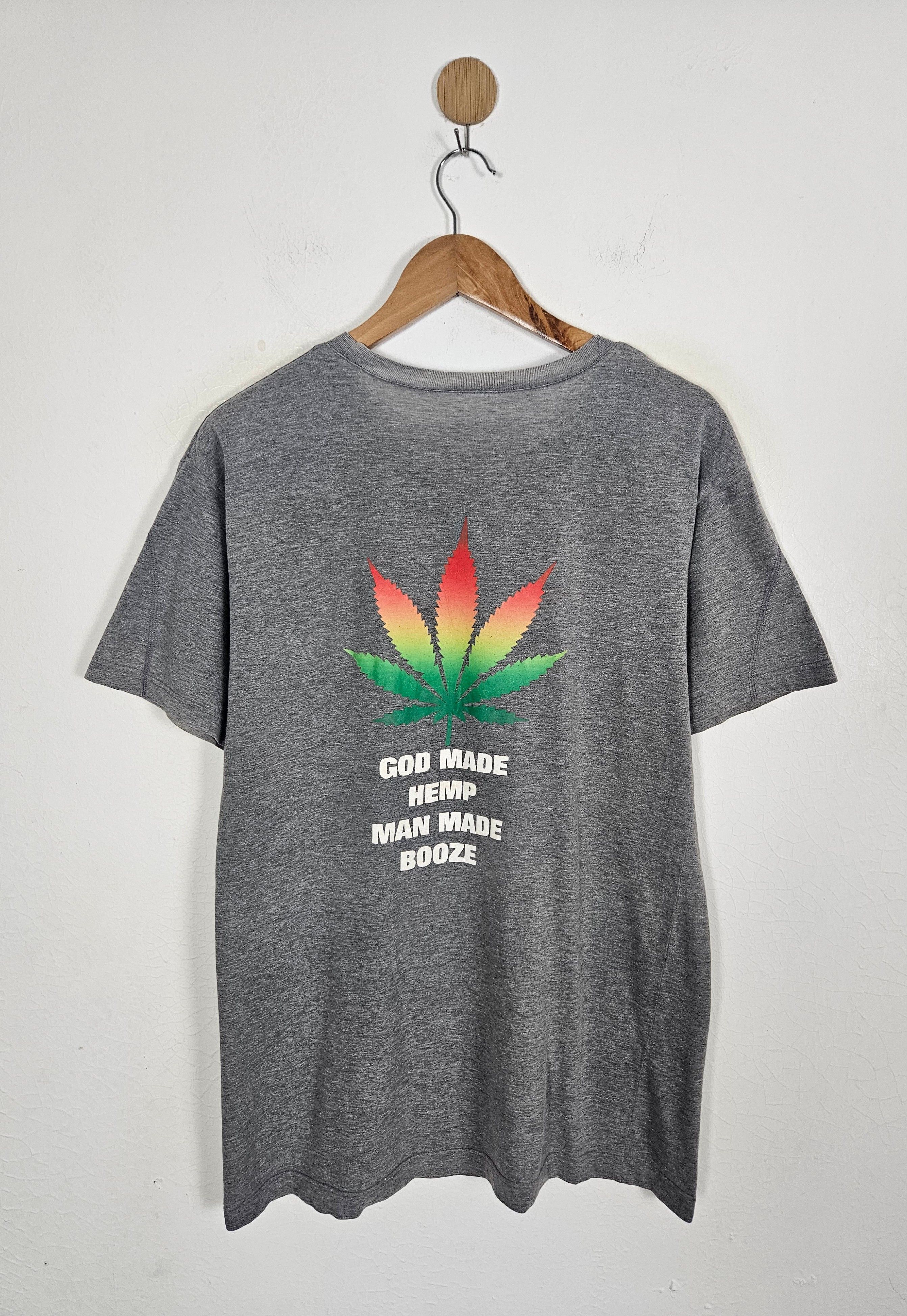 Japanese Brand × PPFM PPFM God Make Hemp Man Made Booze Shirt Size US M / EU 48-50 / 2 - 1 Thumbnail