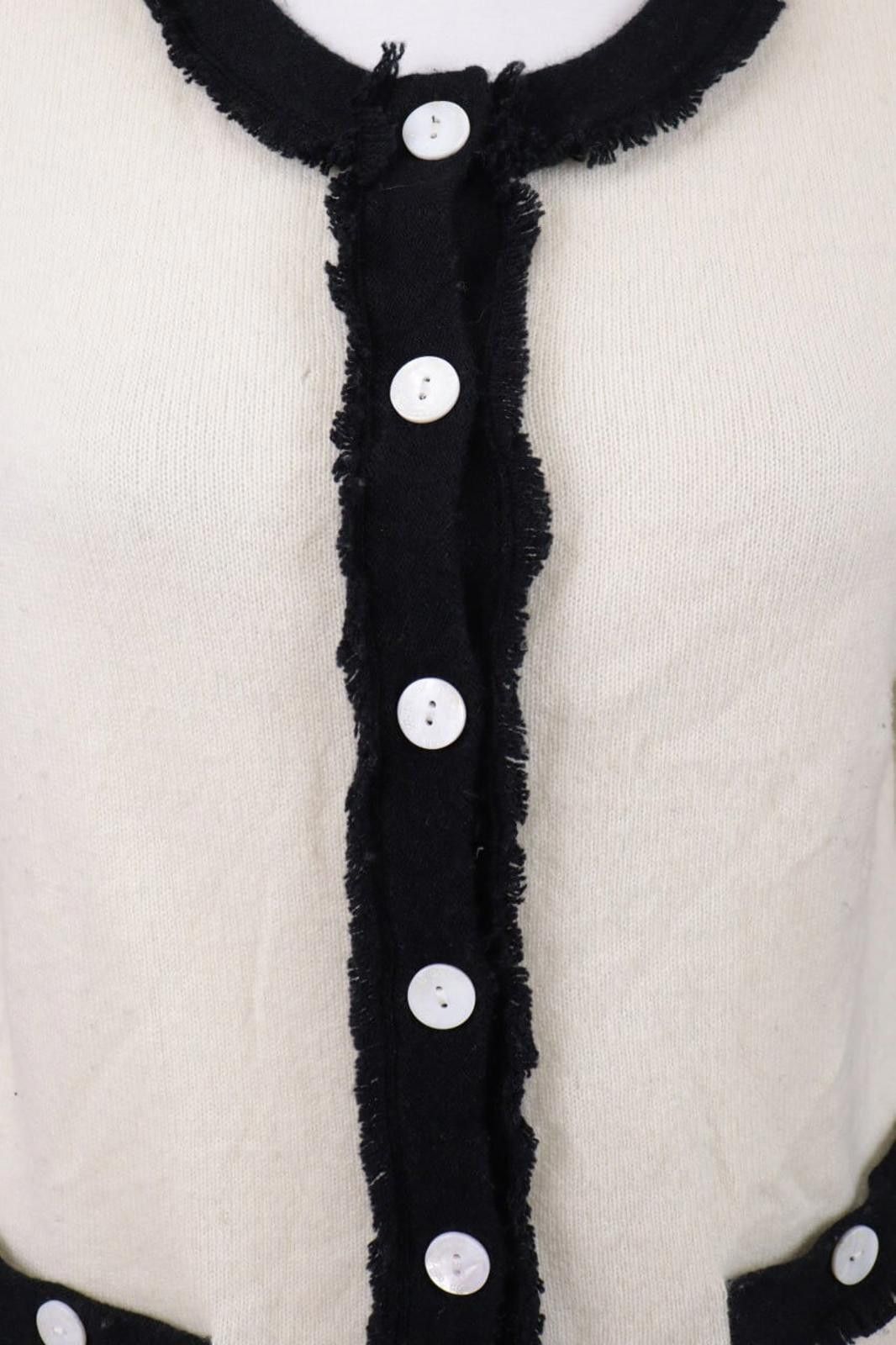 Designer Princess Goes Hollywood Beige Wool Cashmere Sweater Size 38 Size M / US 6-8 / IT 42-44 - 6 Thumbnail
