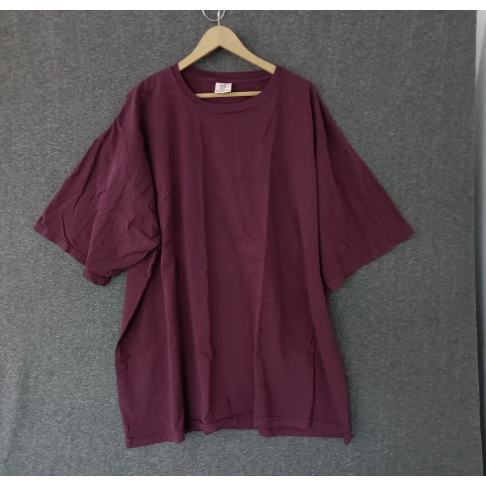 Comfort Colors Comfort Colors Shirt Mens 4XL Burgundy 100% Cotton Short Sleeve Heavy Fabric Size US XXL / EU 58 / 5 - 2 Thumbnail