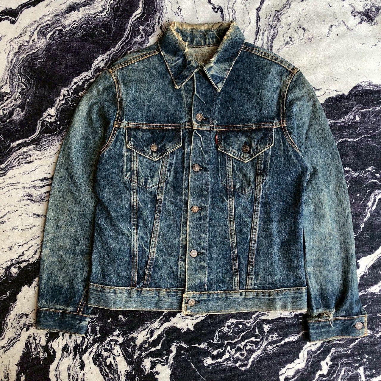 Levi's × Vintage 90s LEVIS BIG E 557XX DENIM JACKET USA #555 (A735
