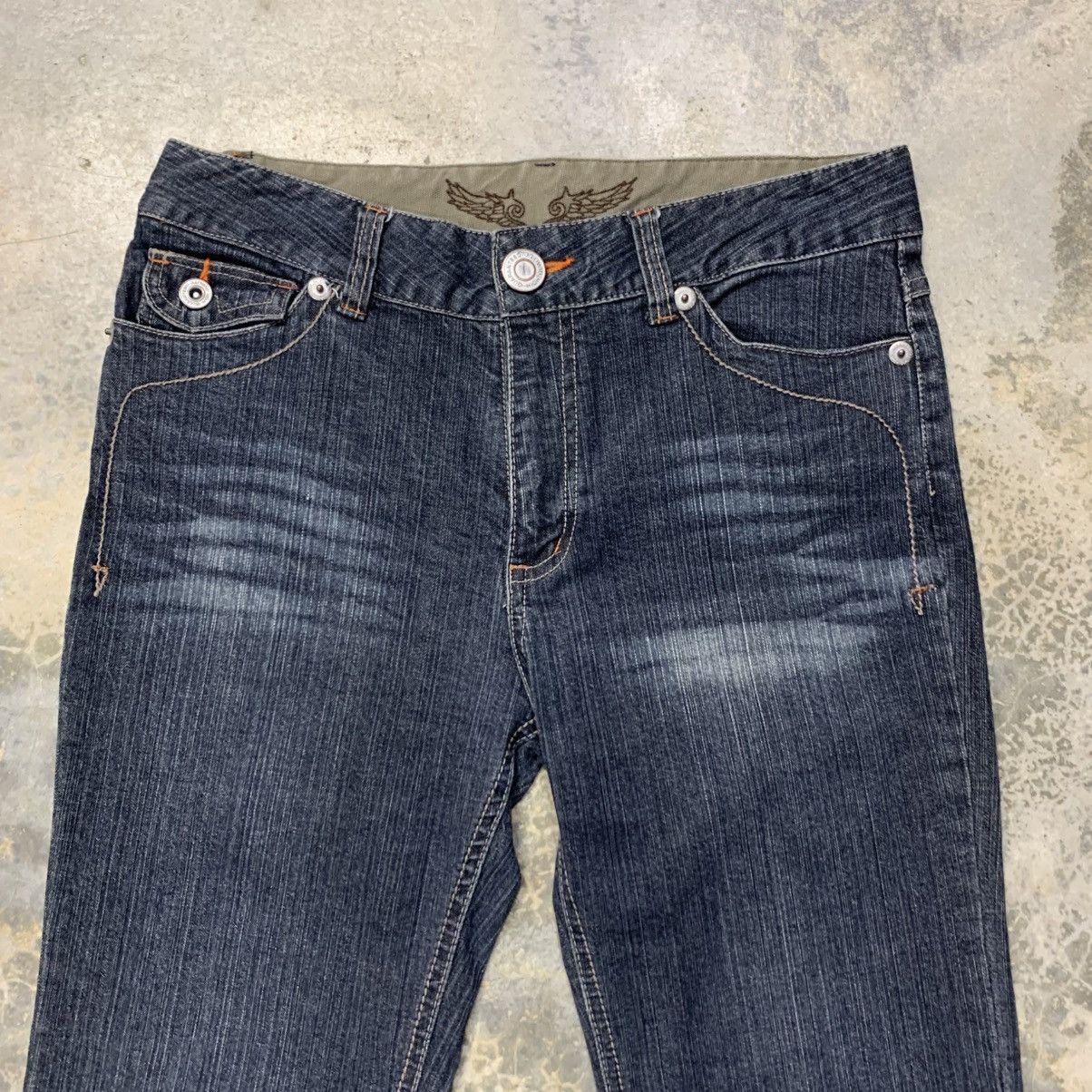 If Six Was Nine × Japanese Brand Flare Bell Bottom Japanesse Brand Denim Size 27" / US 4 / IT 40 - 4 Thumbnail