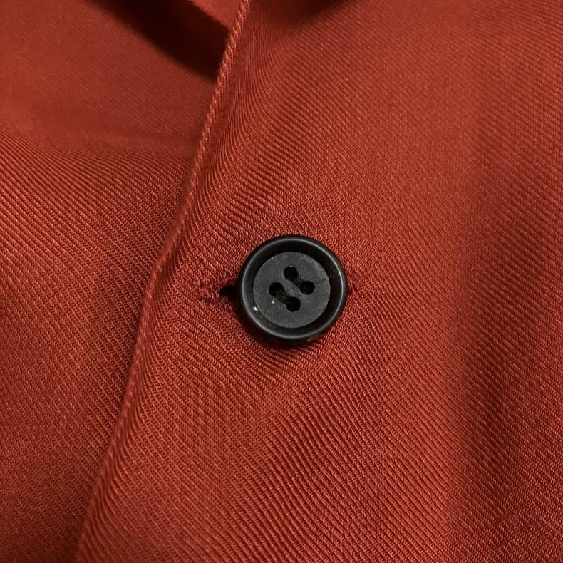 Yohji Yamamoto Yohji Yamamoto Tea Red Shirt Size US L / EU 52-54 / 3 - 8 Thumbnail