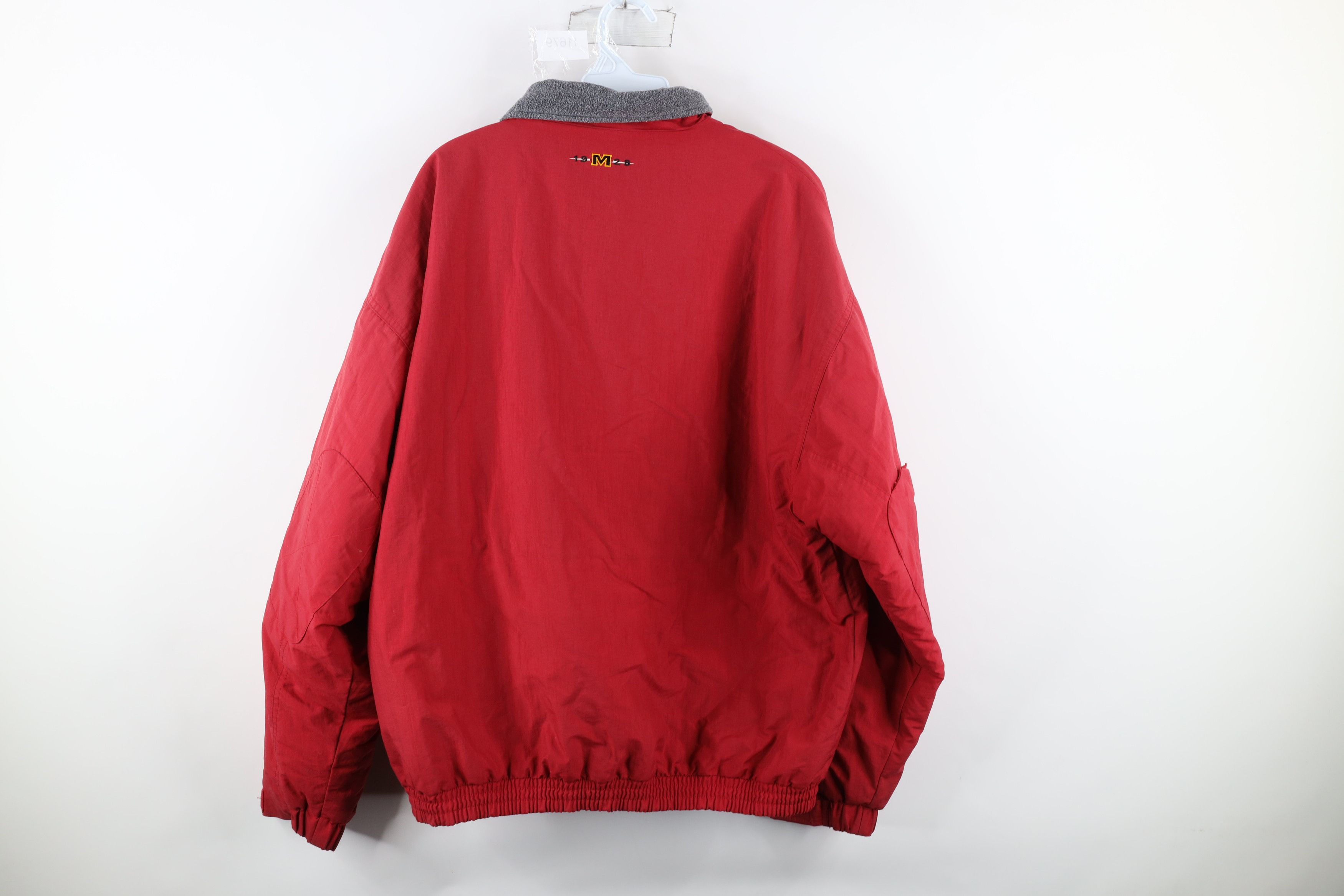 Disney × Vintage Vintage 90s Disney Mickey Mouse Elbow Patch Bomber Jacket Size US XL / EU 56 / 4 - 11 Thumbnail