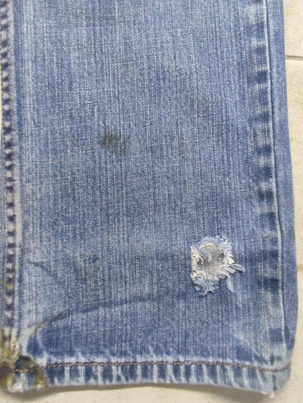 Lee × Vintage VINTAGE LEE DISTRESSED BLUE FADED JEANS Size US 31 - 5 Thumbnail