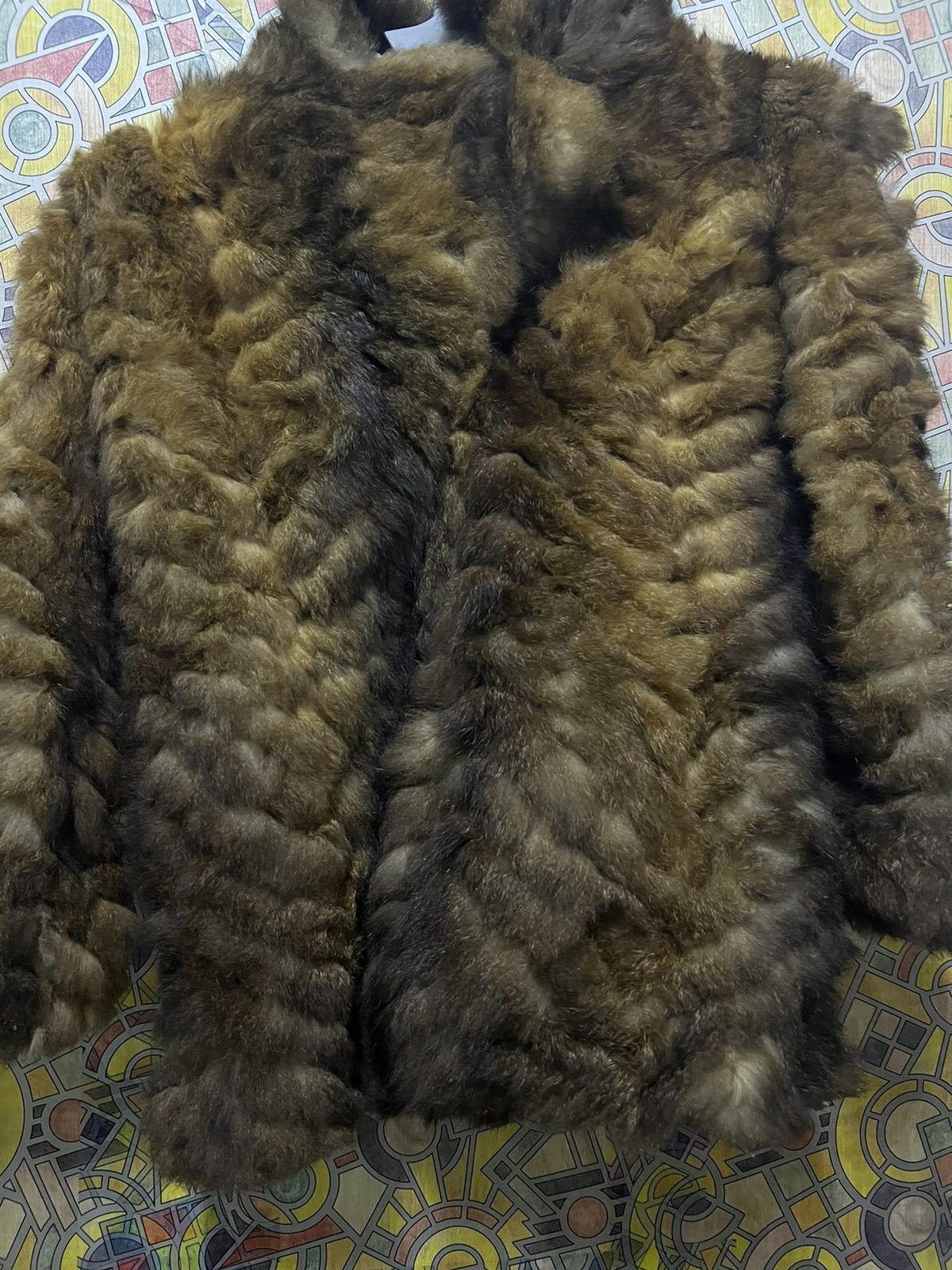 Leather JACKET FUR (CJ 18) Size S / US 4 / IT 40 - 19 Thumbnail