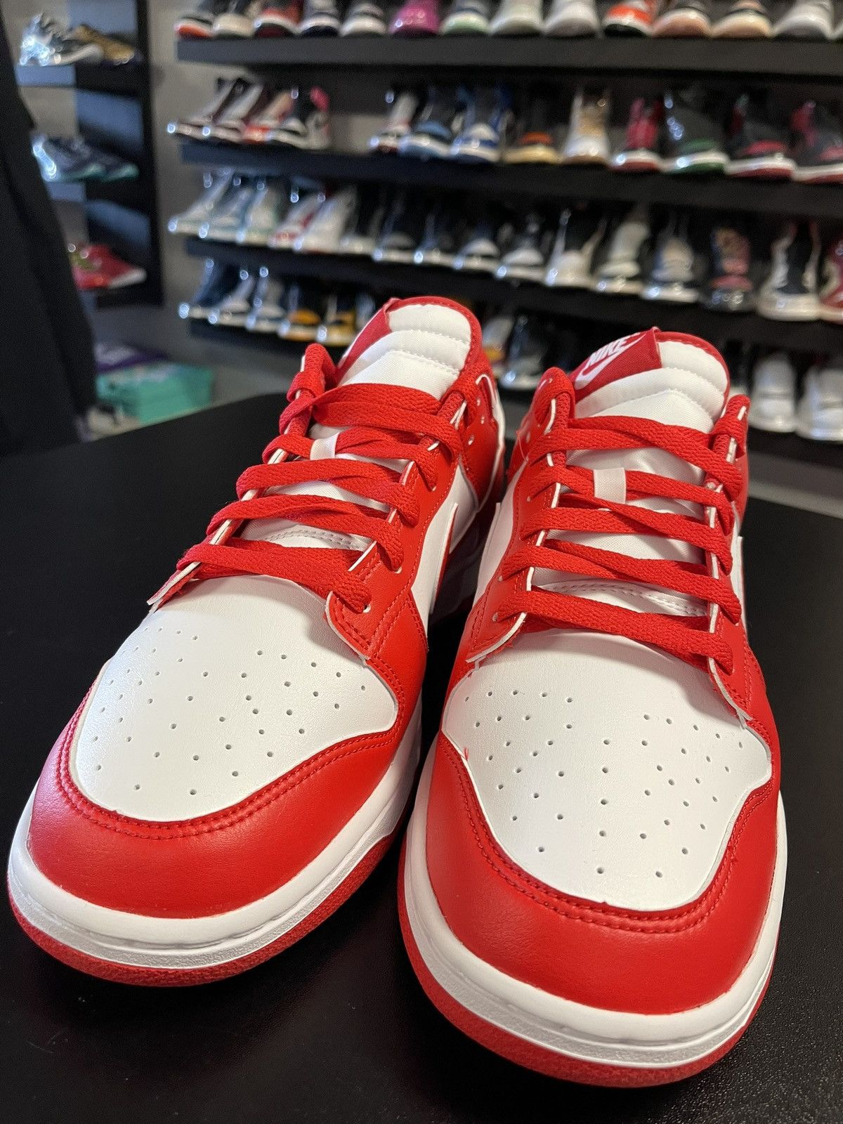 Nike Size 12 - Nike Dunk Low Red St John’s Size US 12 / EU 45 - 6 Thumbnail
