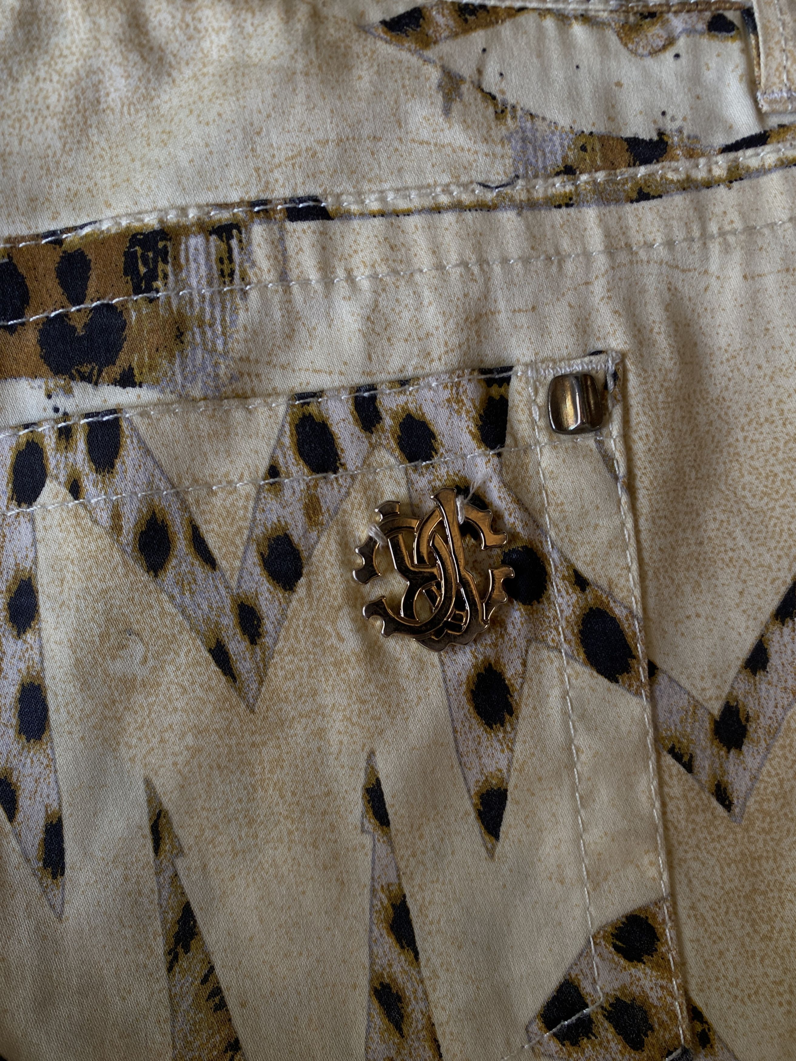 Roberto Cavalli Roberto Cavalli 2007 Printed Leopard Pants Size 34" / US 12 / IT 48 - 6 Thumbnail